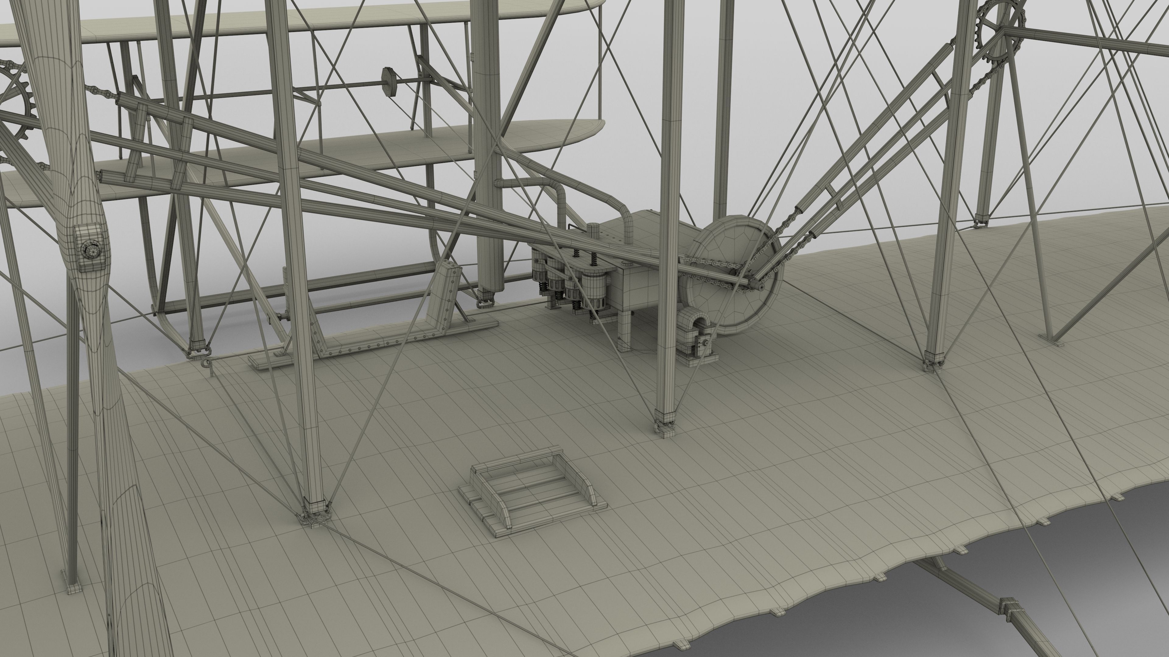 Wright Flyer 1903 3D model_49