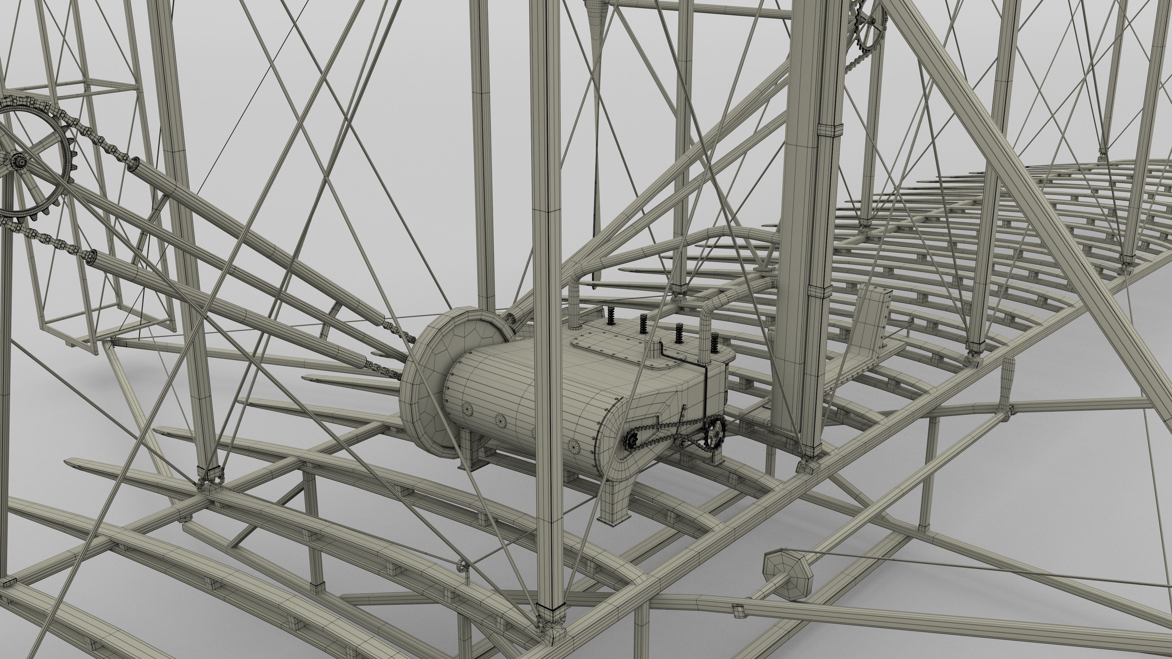 Wright Flyer 1903 3D model_52