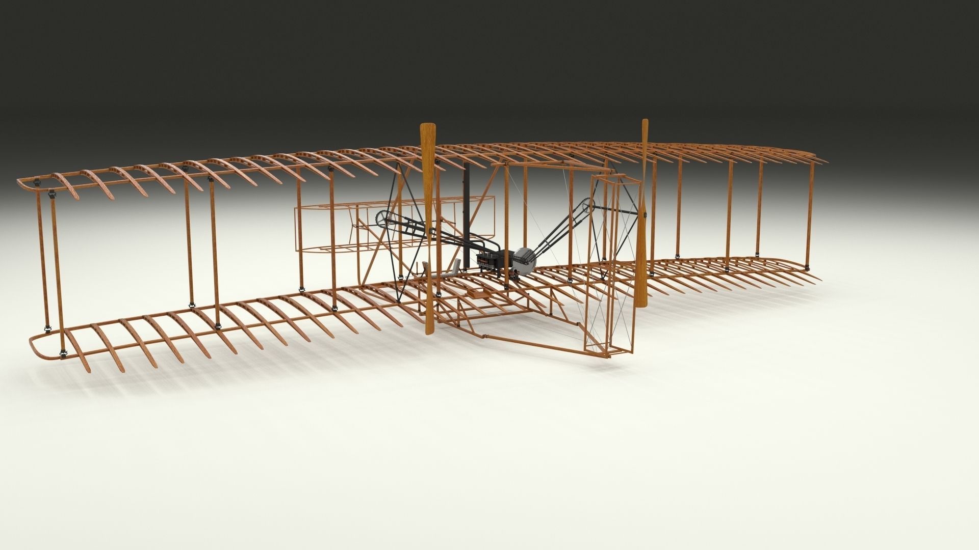 Wright Flyer 1903 3D model_38
