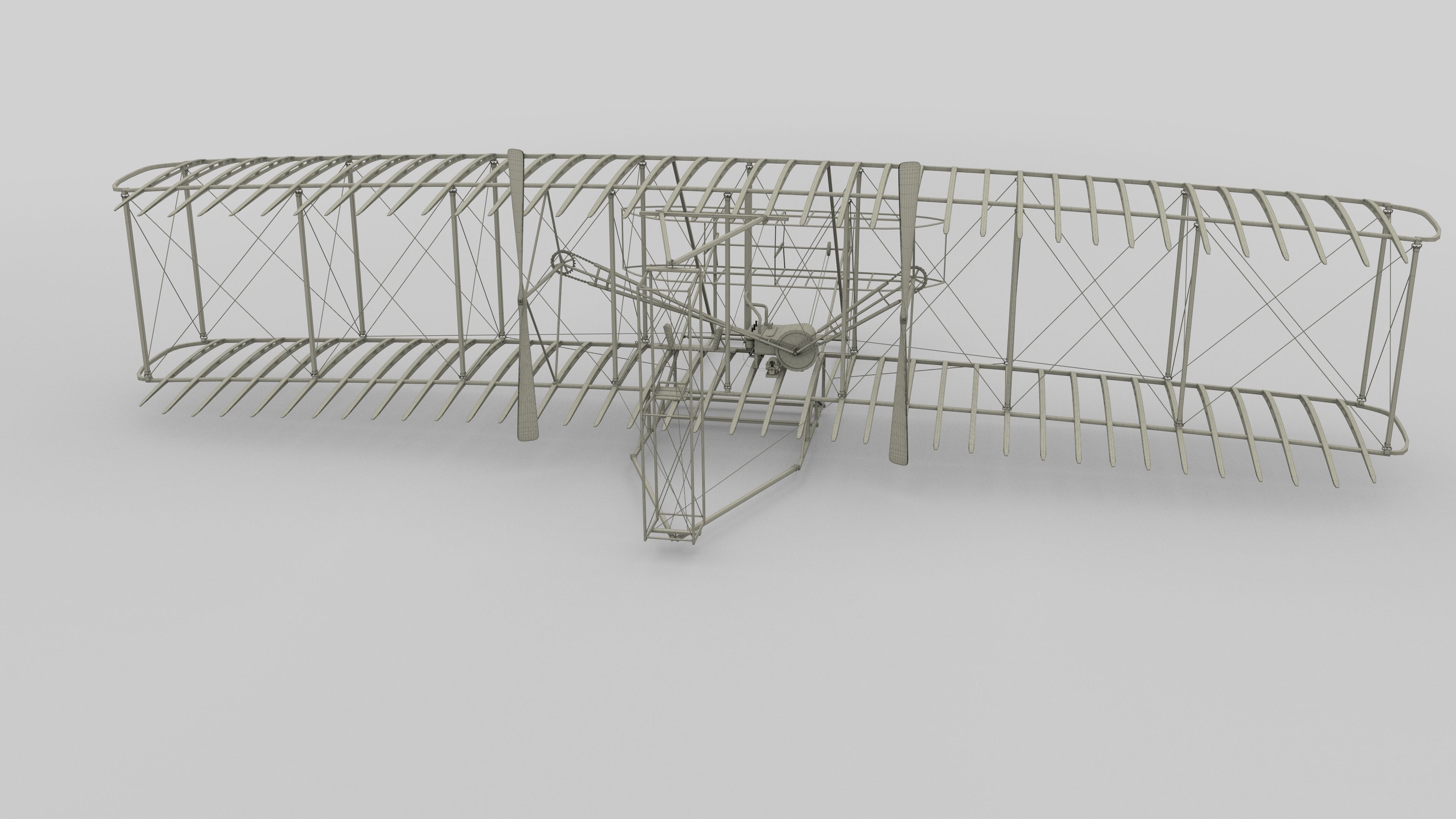 Wright Flyer 1903 3D model_69