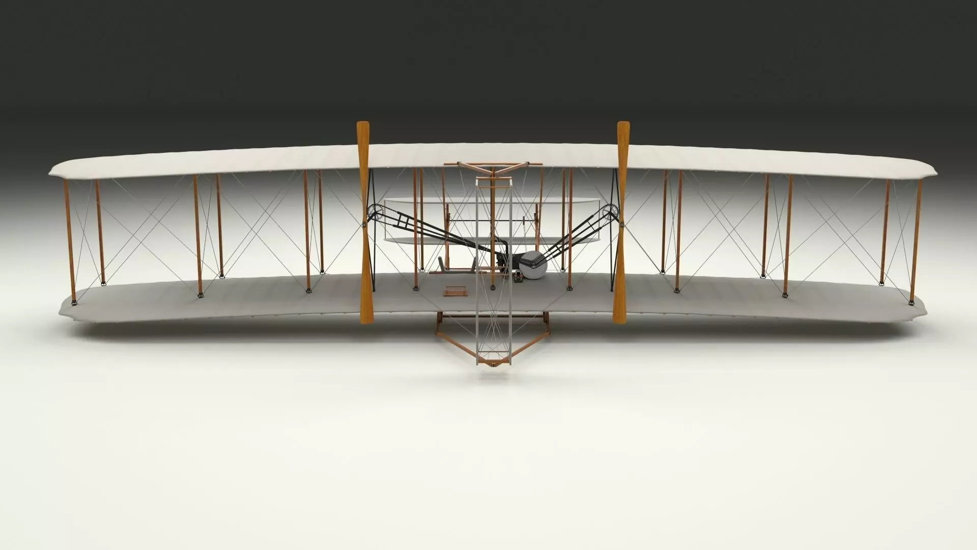 Wright Flyer 1903 3D model_0