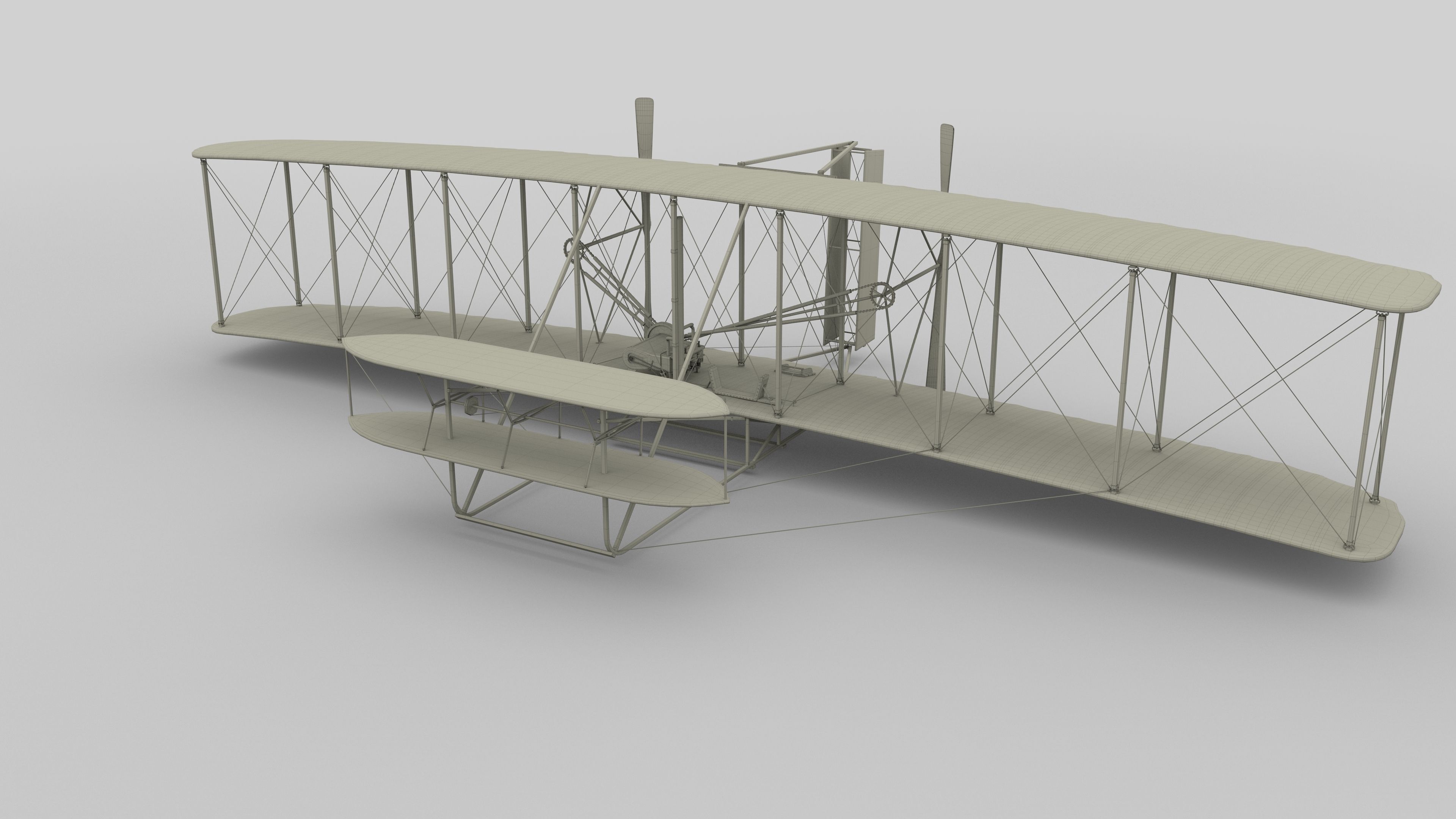 Wright Flyer 1903 3D model_54