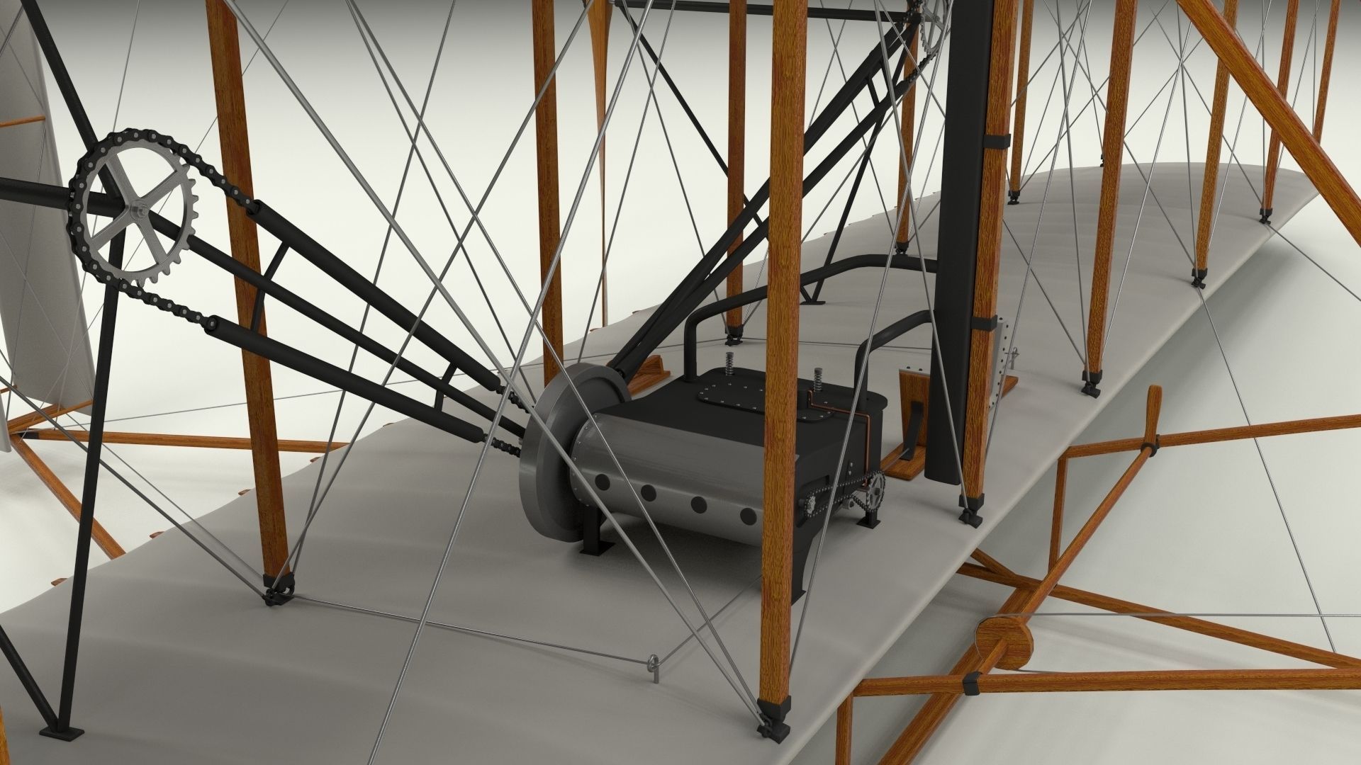Wright Flyer 1903 3D model_37