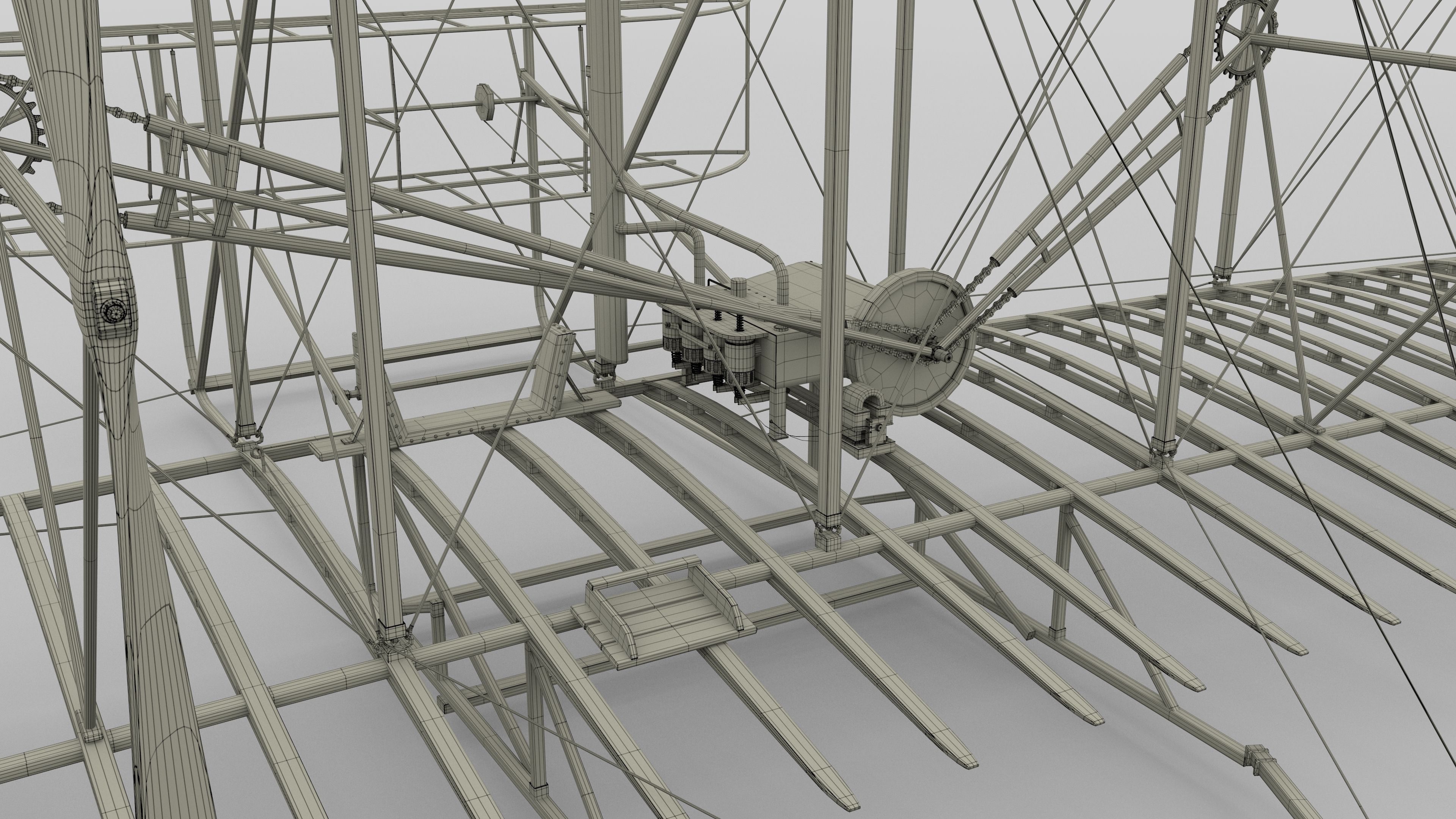 Wright Flyer 1903 3D model_74