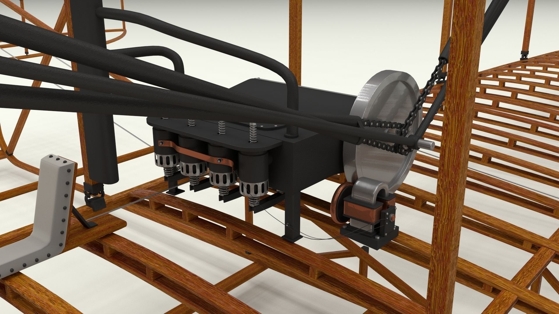Wright Flyer 1903 3D model_34