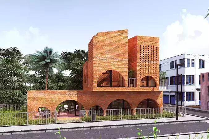 Vietnamese House and Cuckoo 3D model