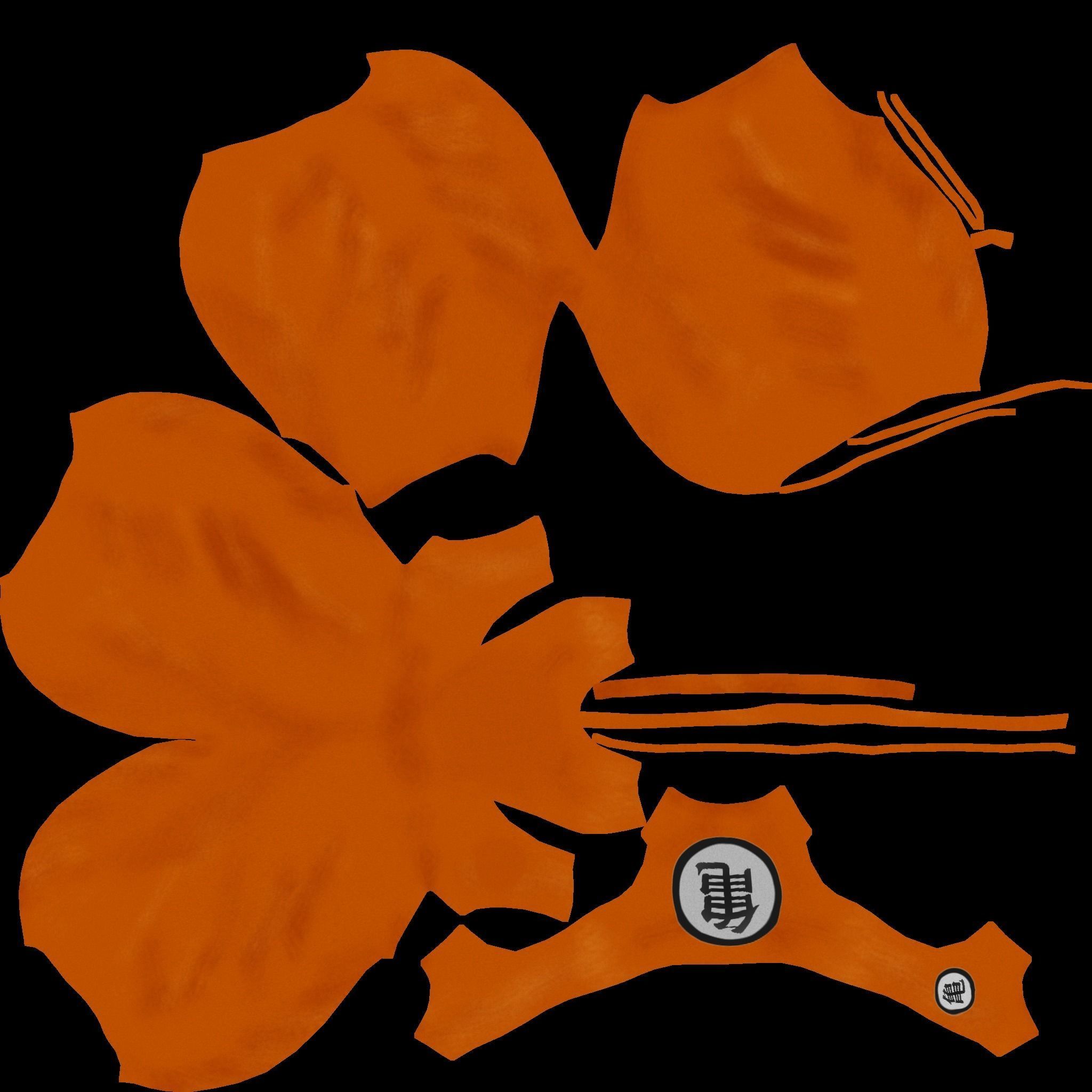 Dragon Ball Goku - Outfit - Character Modeling Low-poly 3D model_15