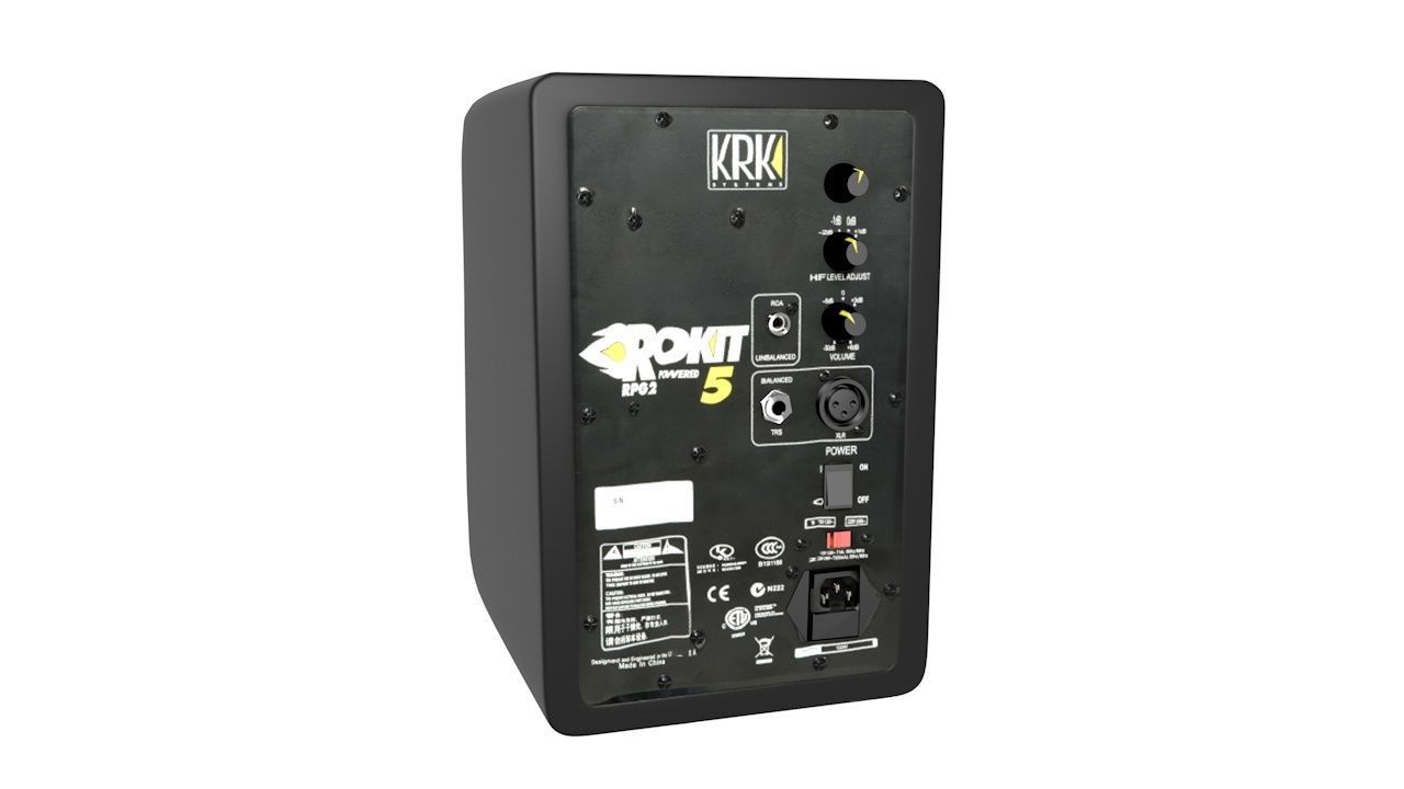 KRK Rokit Monitor Speaker 3D MODEL 3D model_1