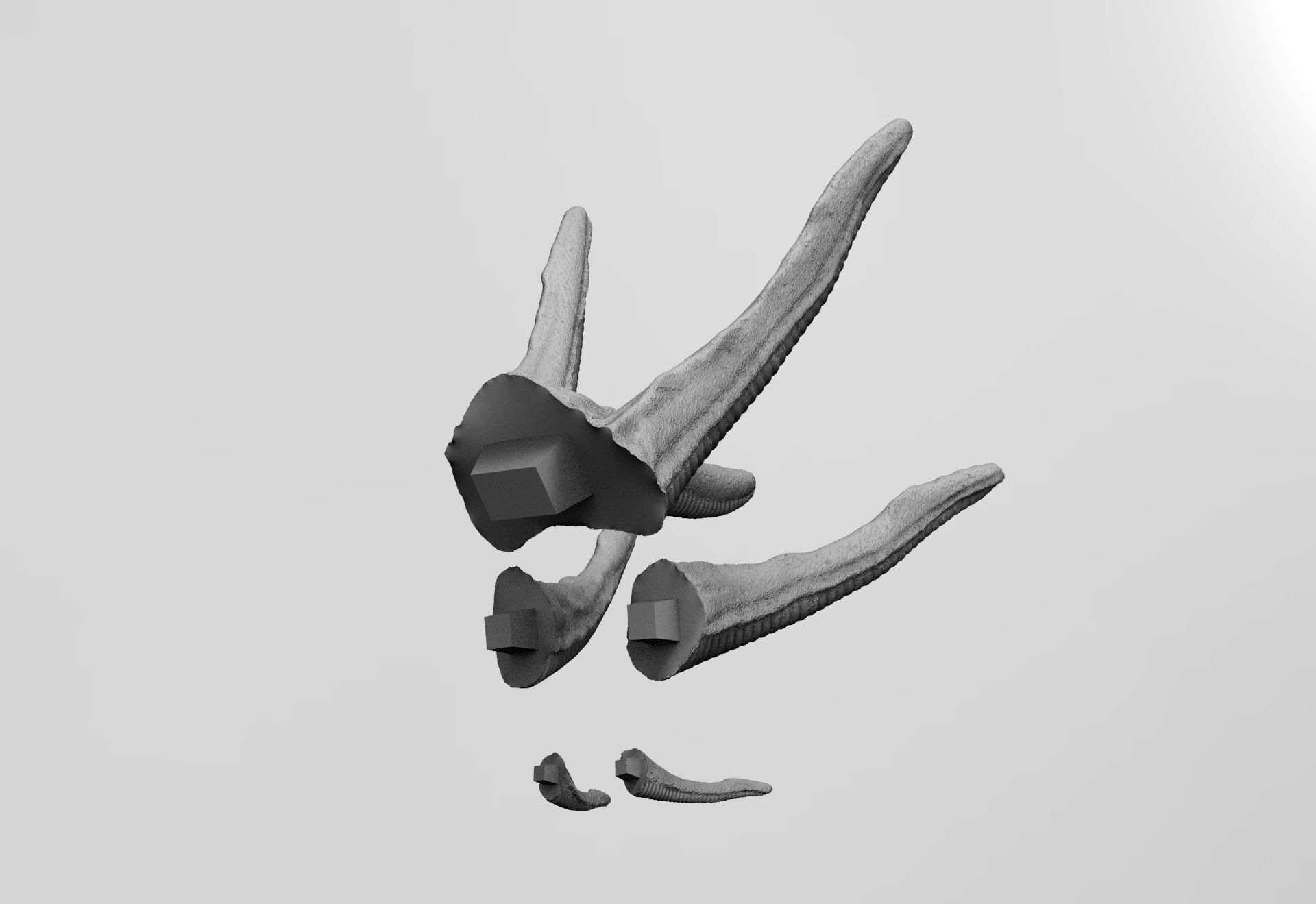 Alien Xenomorph 3D Print On Toxic Chamber Diorama  3D print model_7