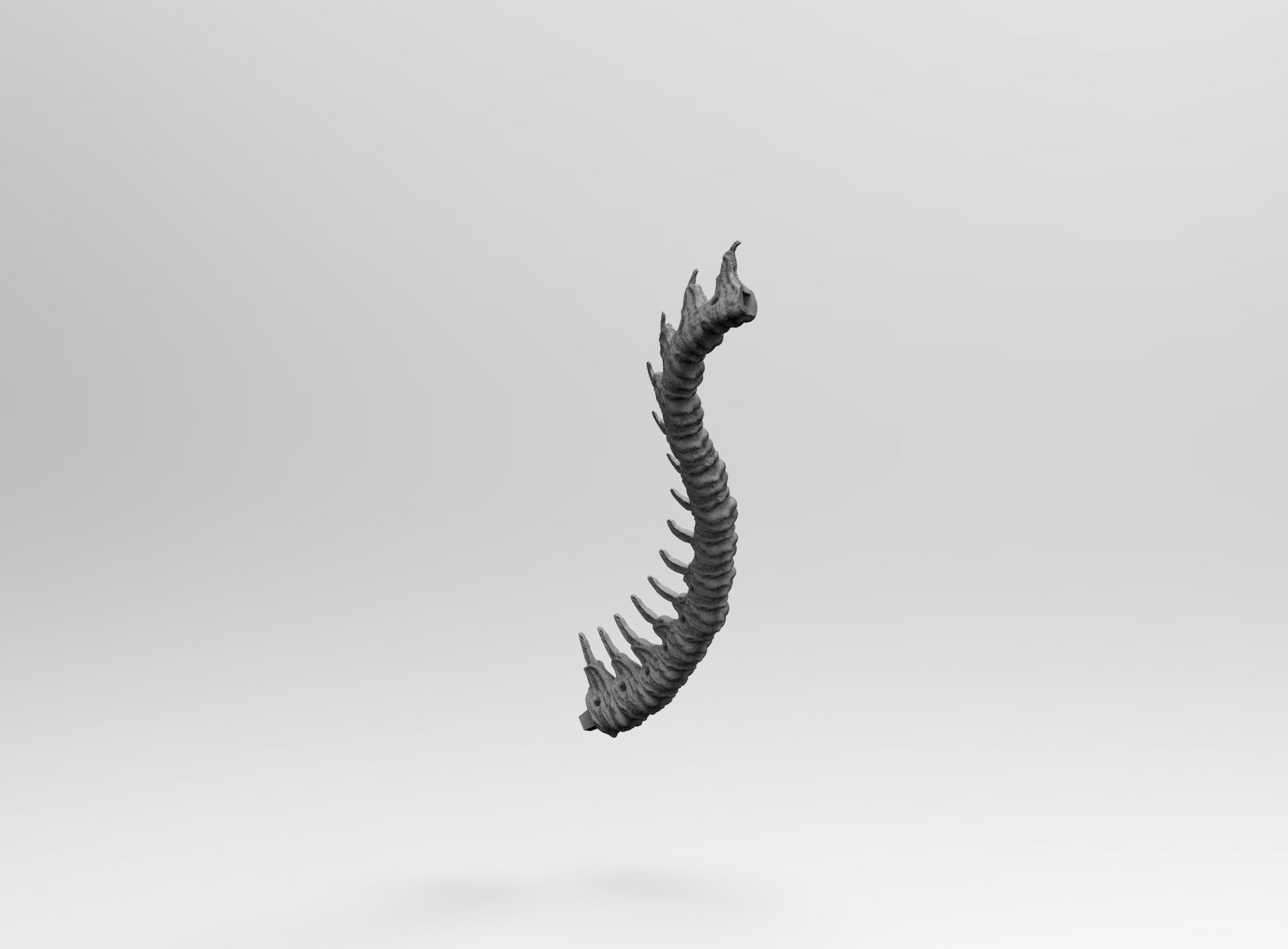 Alien Xenomorph 3D Print On Toxic Chamber Diorama  3D print model_37