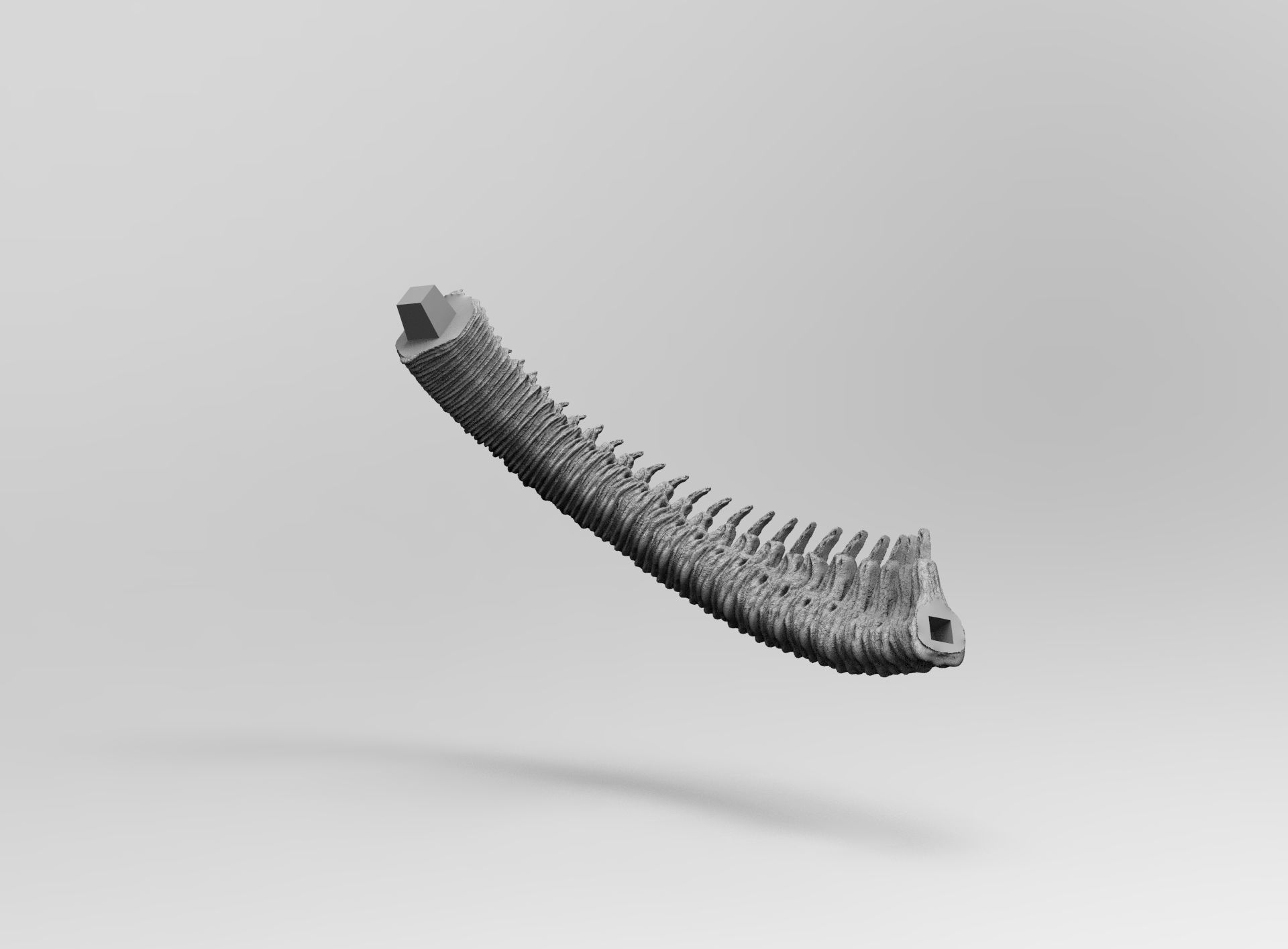 Alien Xenomorph 3D Print On Toxic Chamber Diorama  3D print model_36