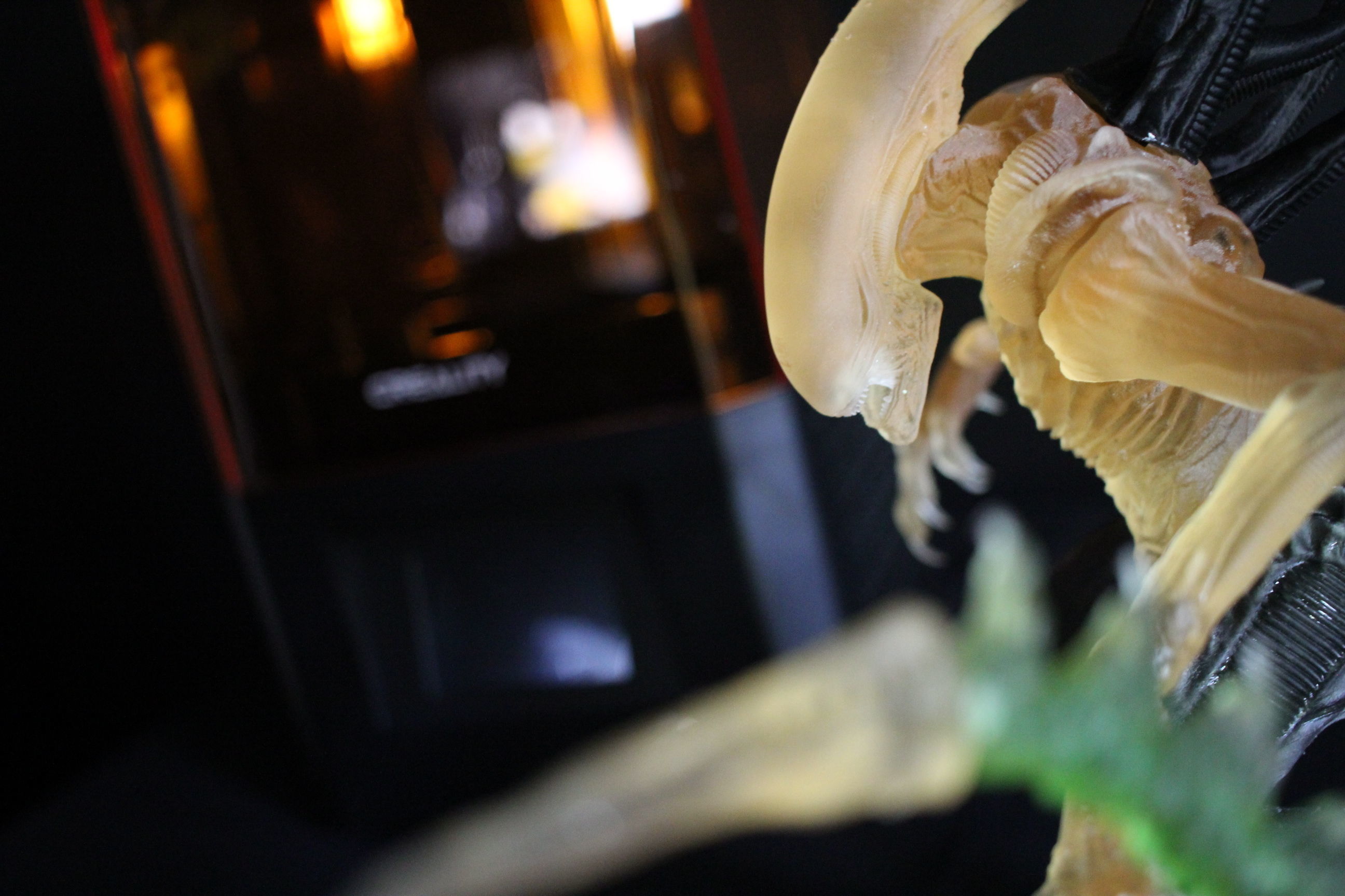 Alien Xenomorph 3D Print On Toxic Chamber Diorama  3D print model_12