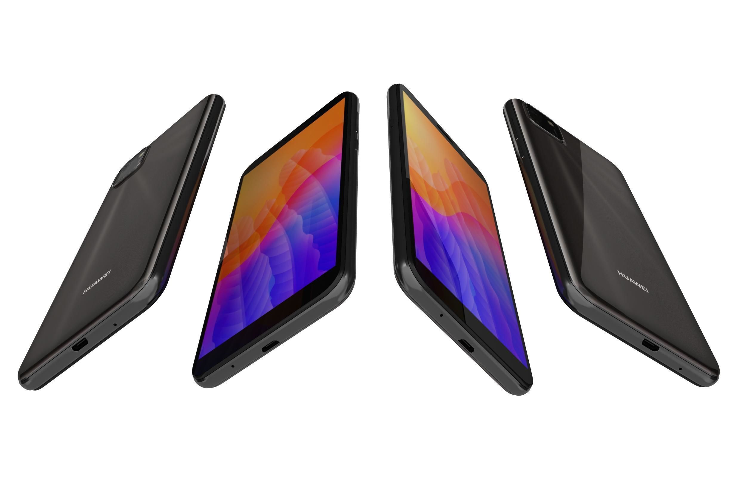 Huawei Y5p Midnight Black 3D model_5