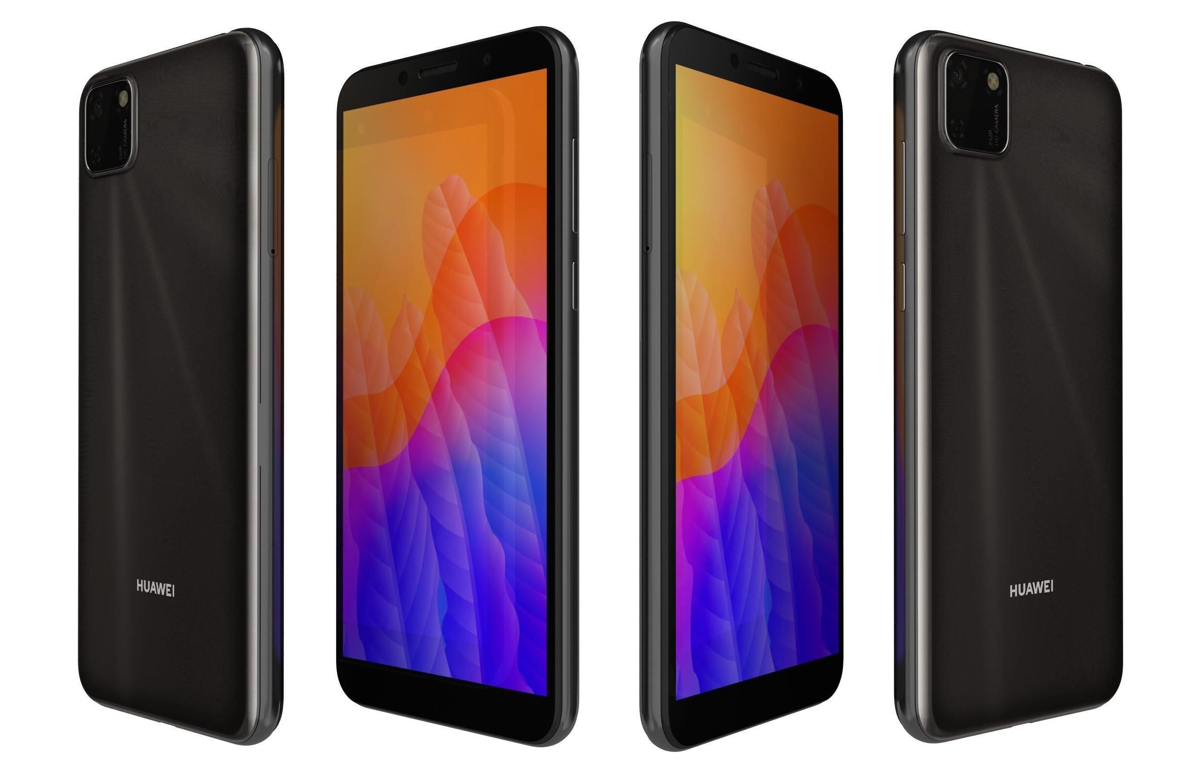 Huawei Y5p Midnight Black 3D model_3