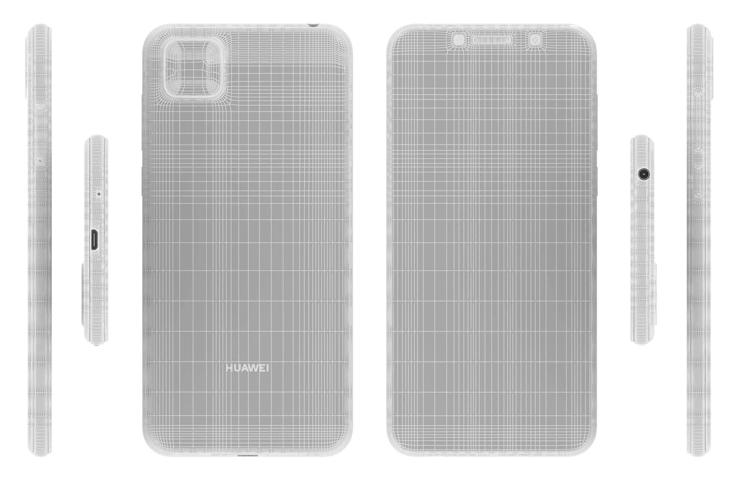 Huawei Y5p Midnight Black 3D model_15