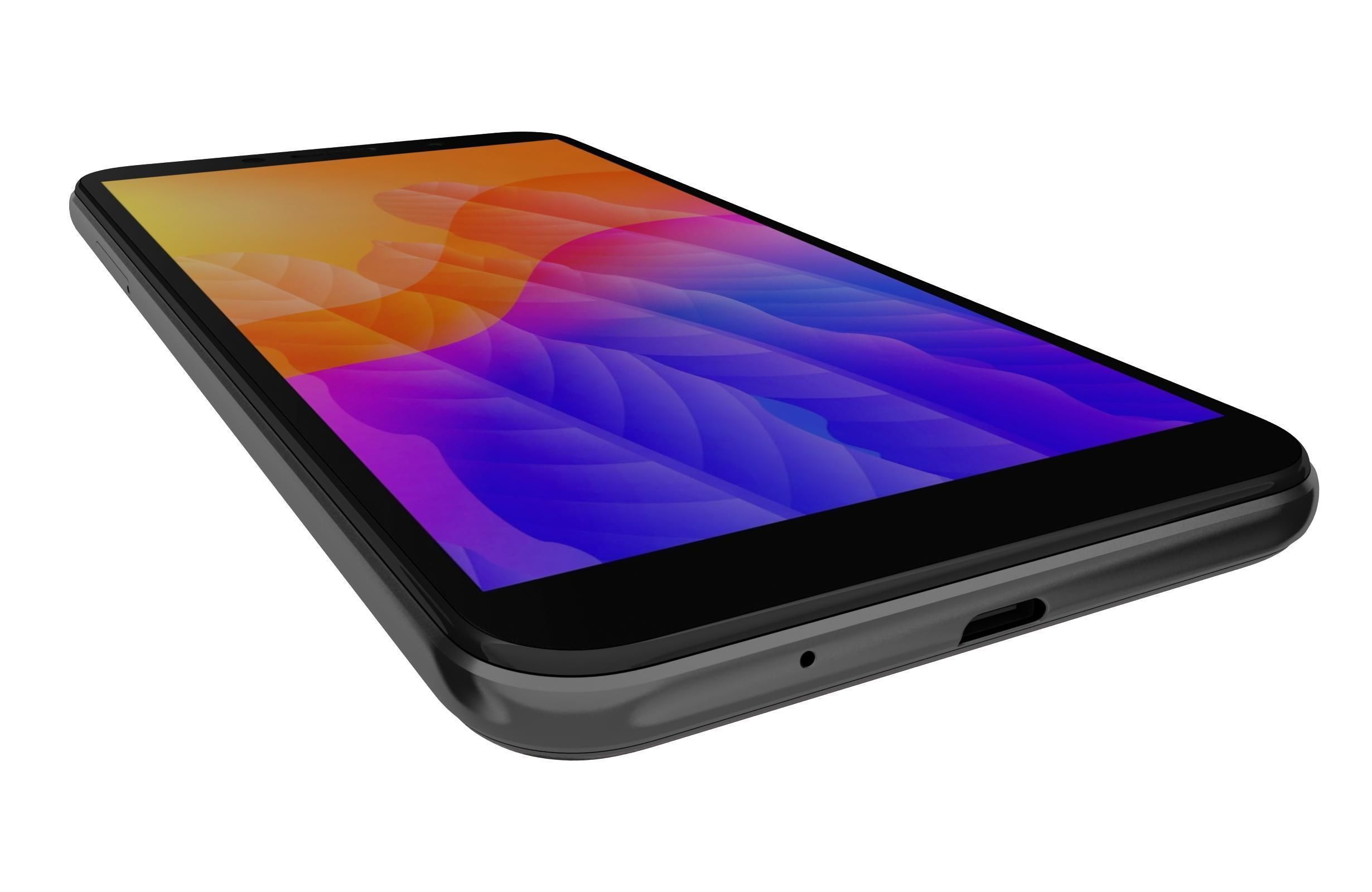 Huawei Y5p Midnight Black 3D model_10