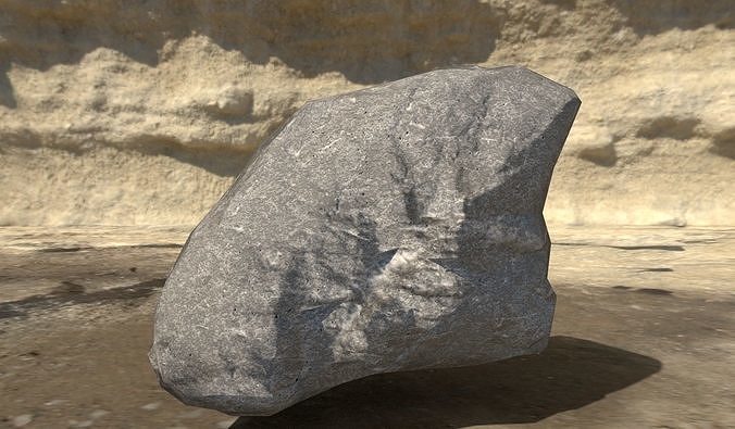 Nature Rock and Stone Pack V01 Low-poly 3D model