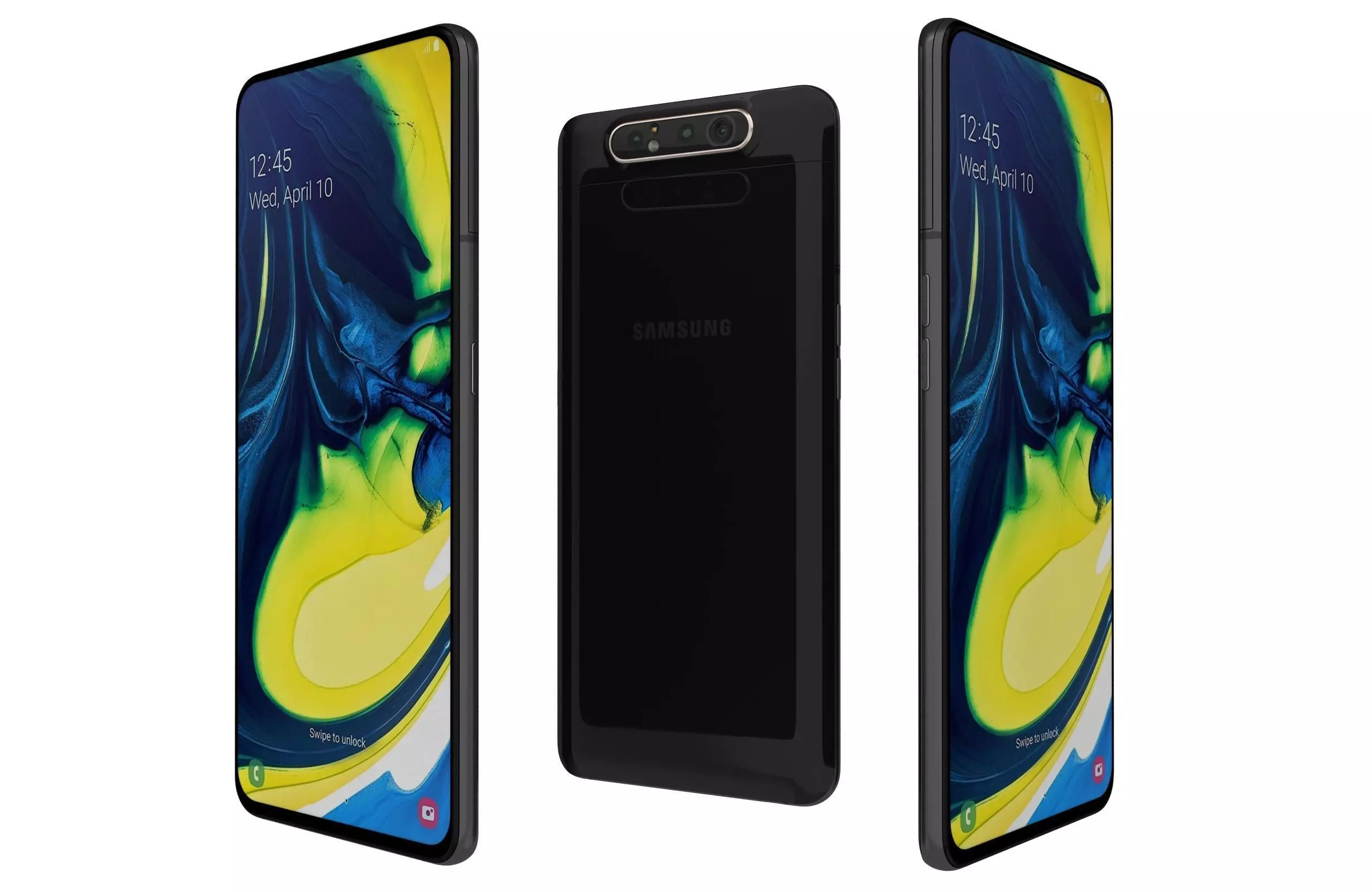 Samsung Galaxy A80 Black 3D model