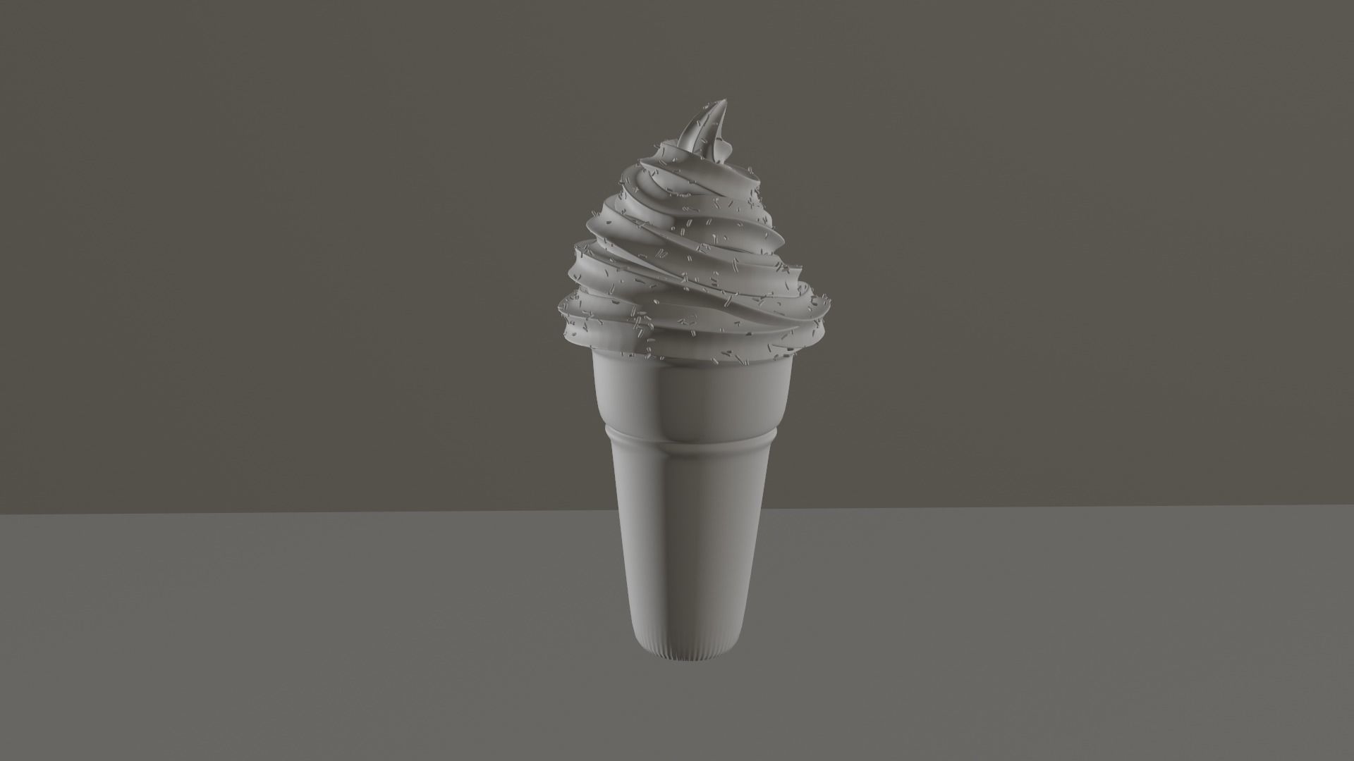 ice cream Free low-poly 3D model_1