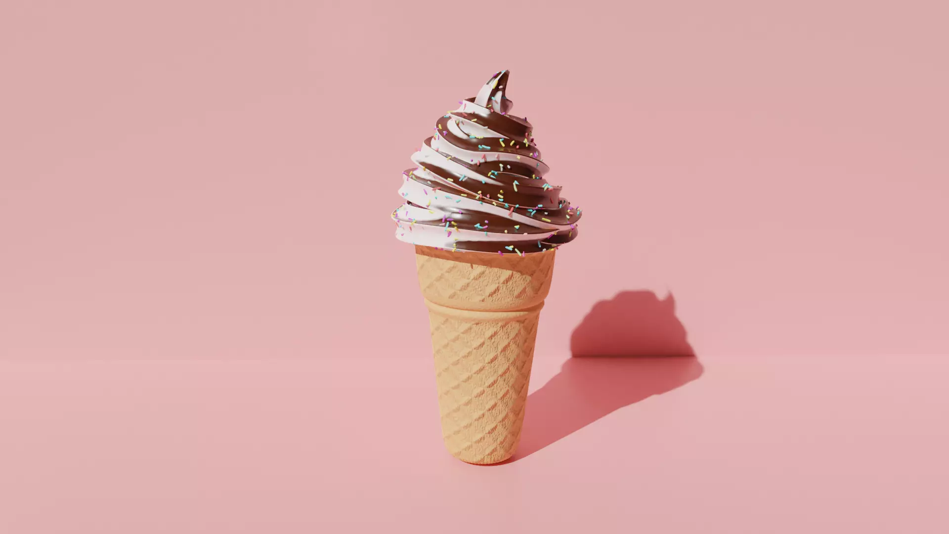ice cream Free low-poly 3D model_0