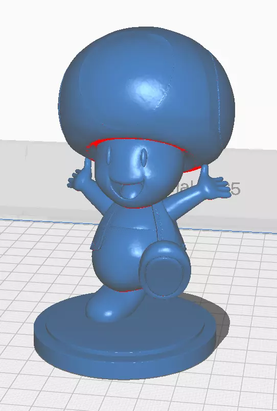 Toad Character 3D print model_1