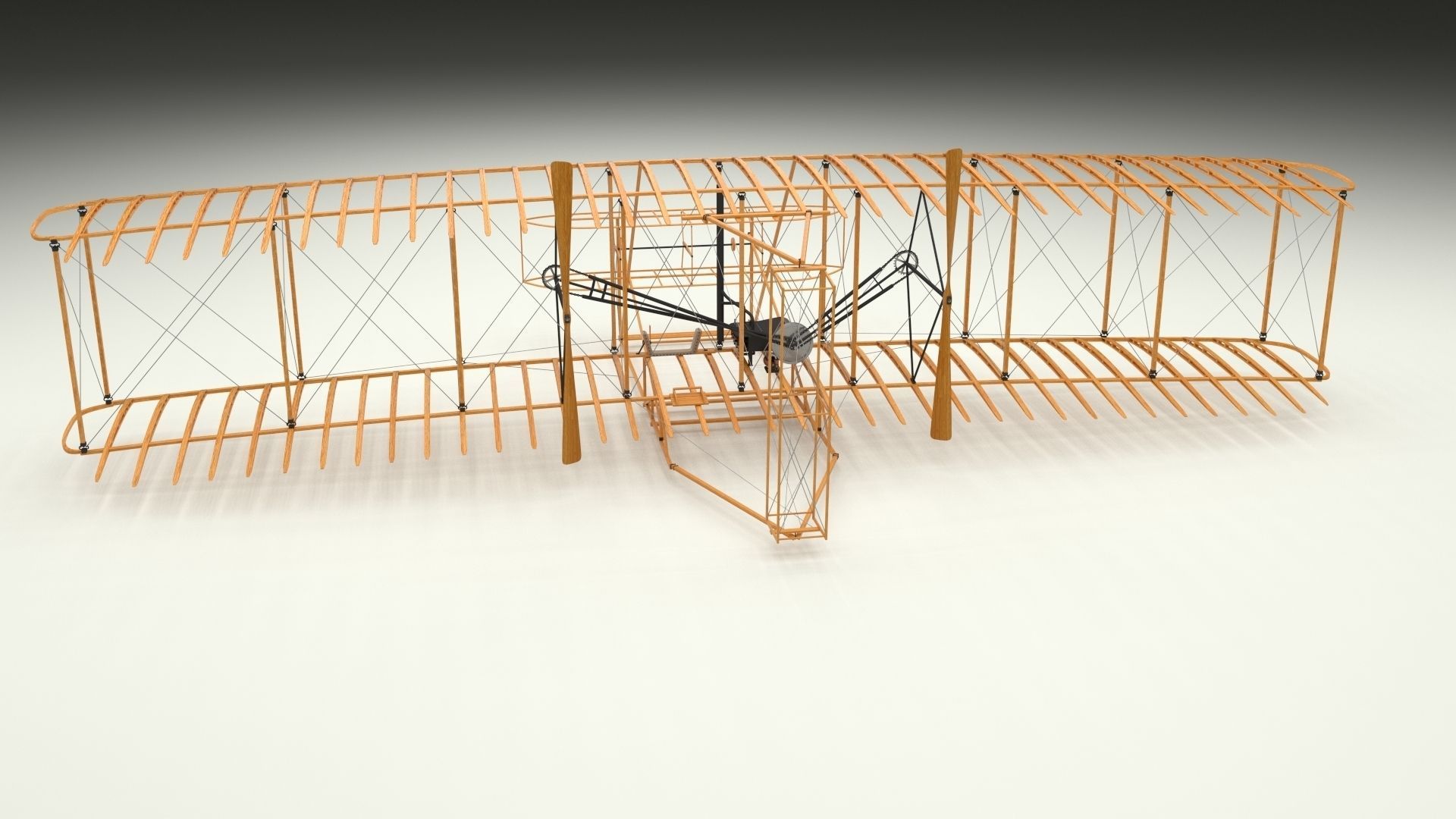 Wright Flyer 3D model_37