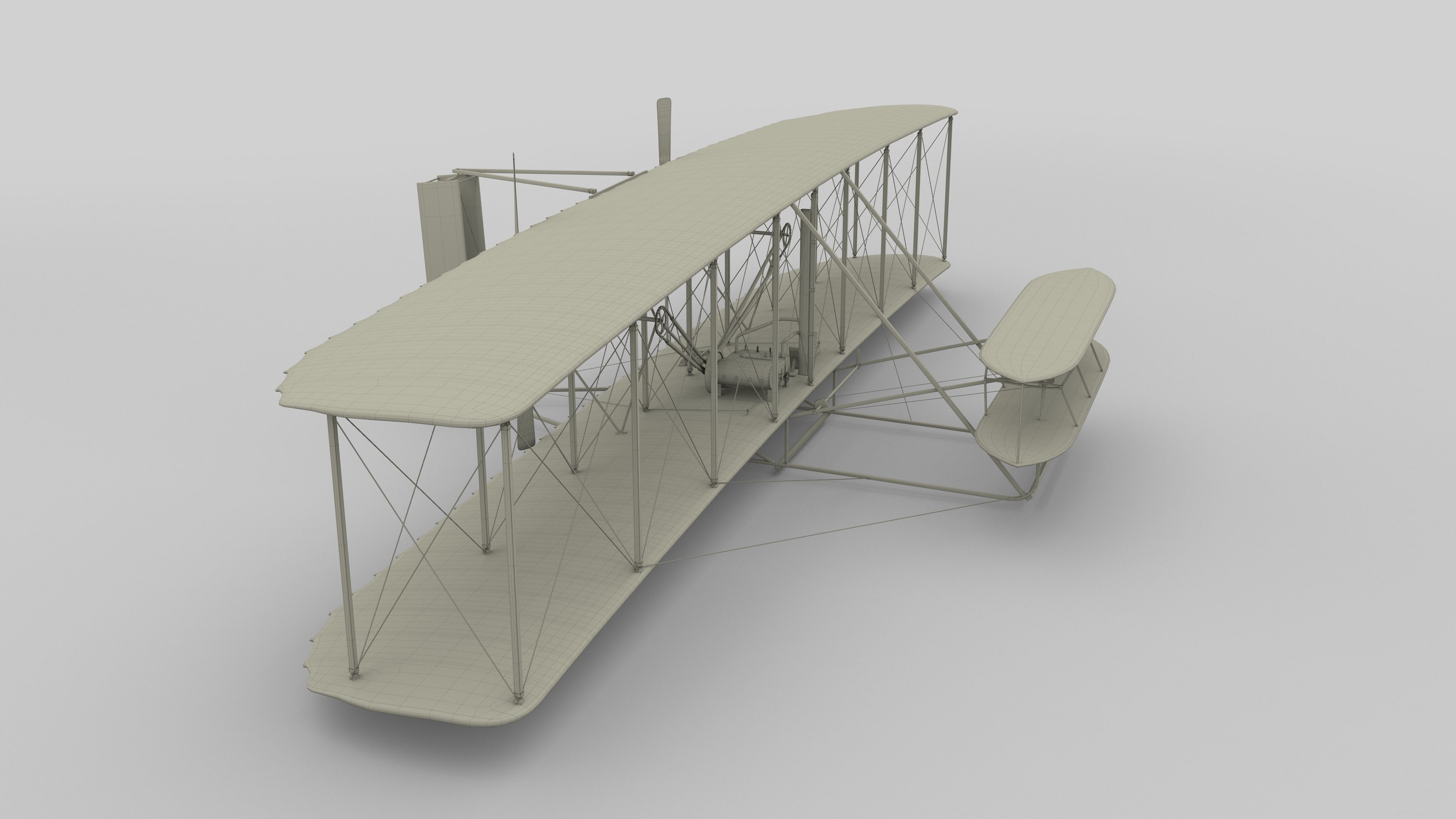 Wright Flyer 3D model_41