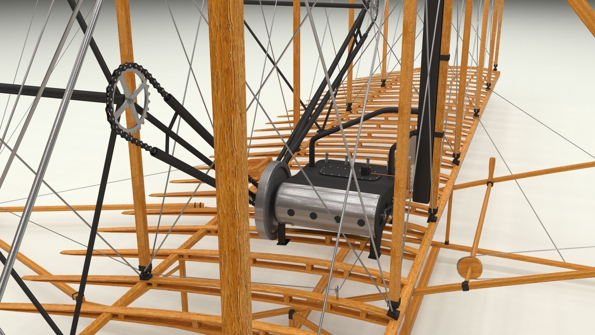 Wright Flyer 3D model_28