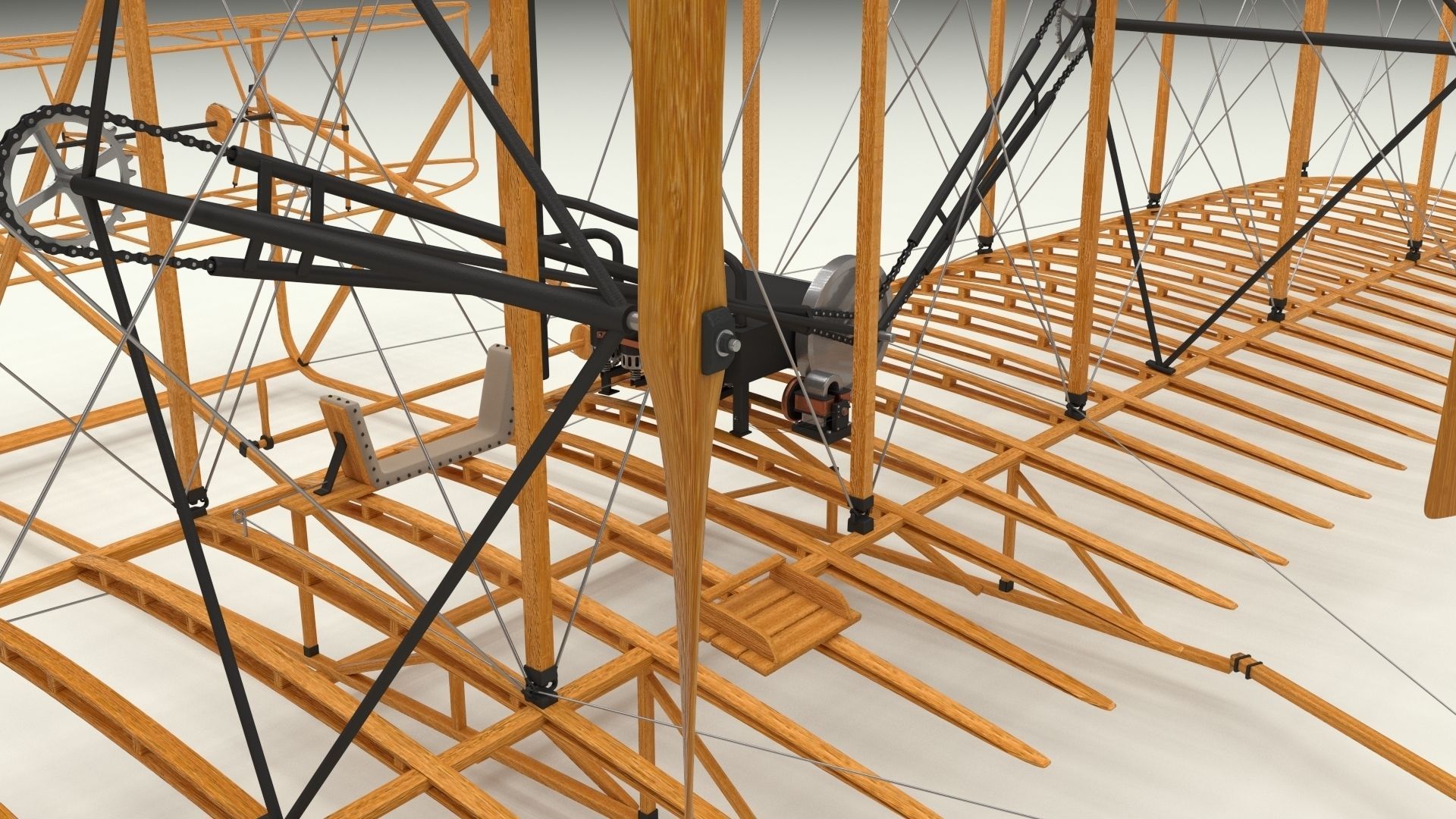 Wright Flyer 3D model_14