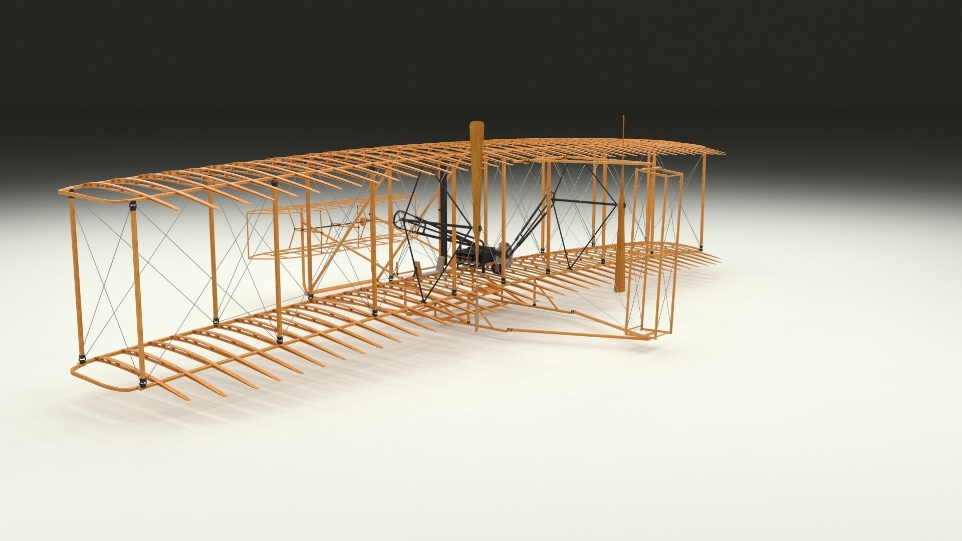 Wright Flyer 3D model_39