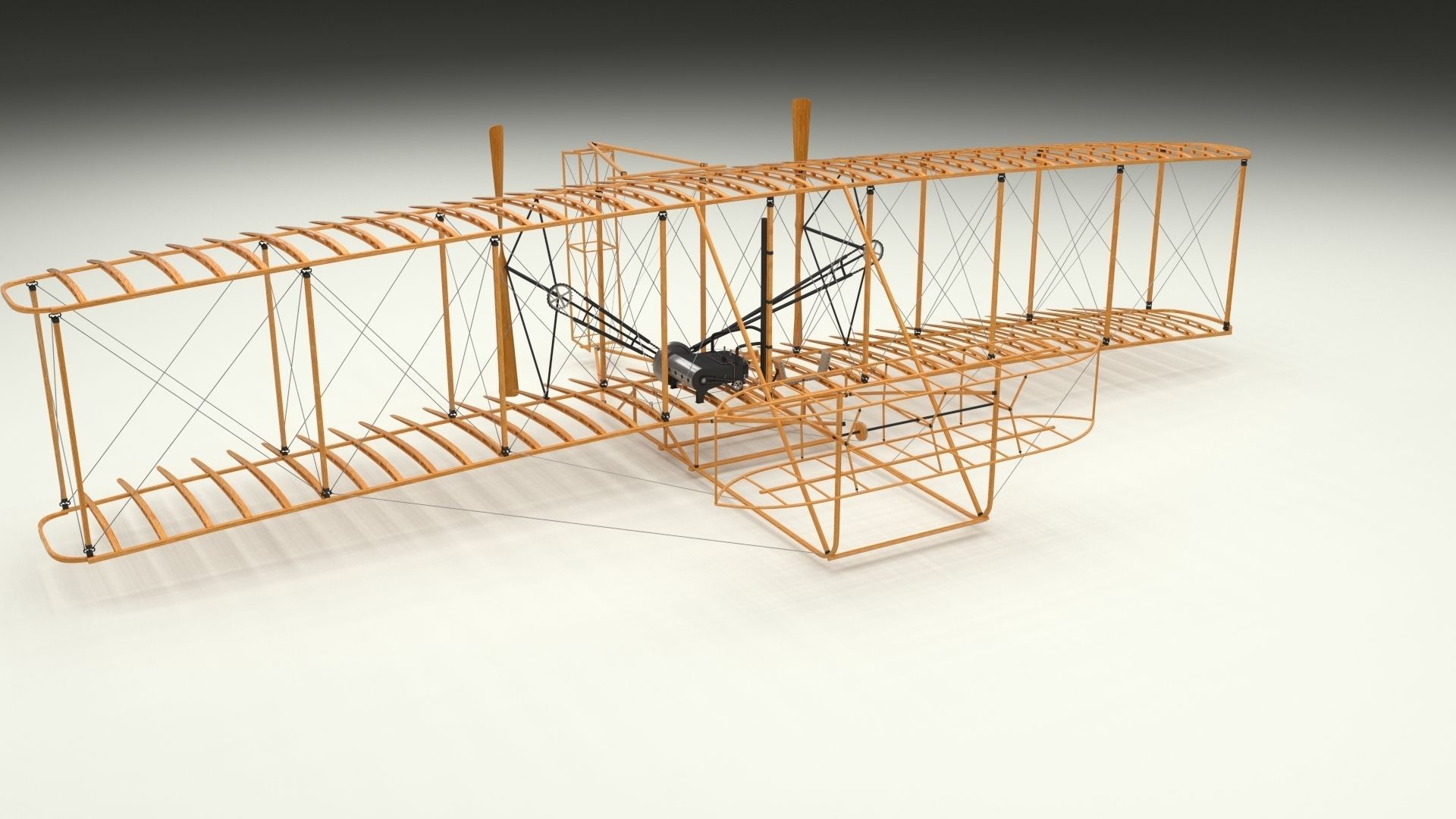 Wright Flyer 3D model_20