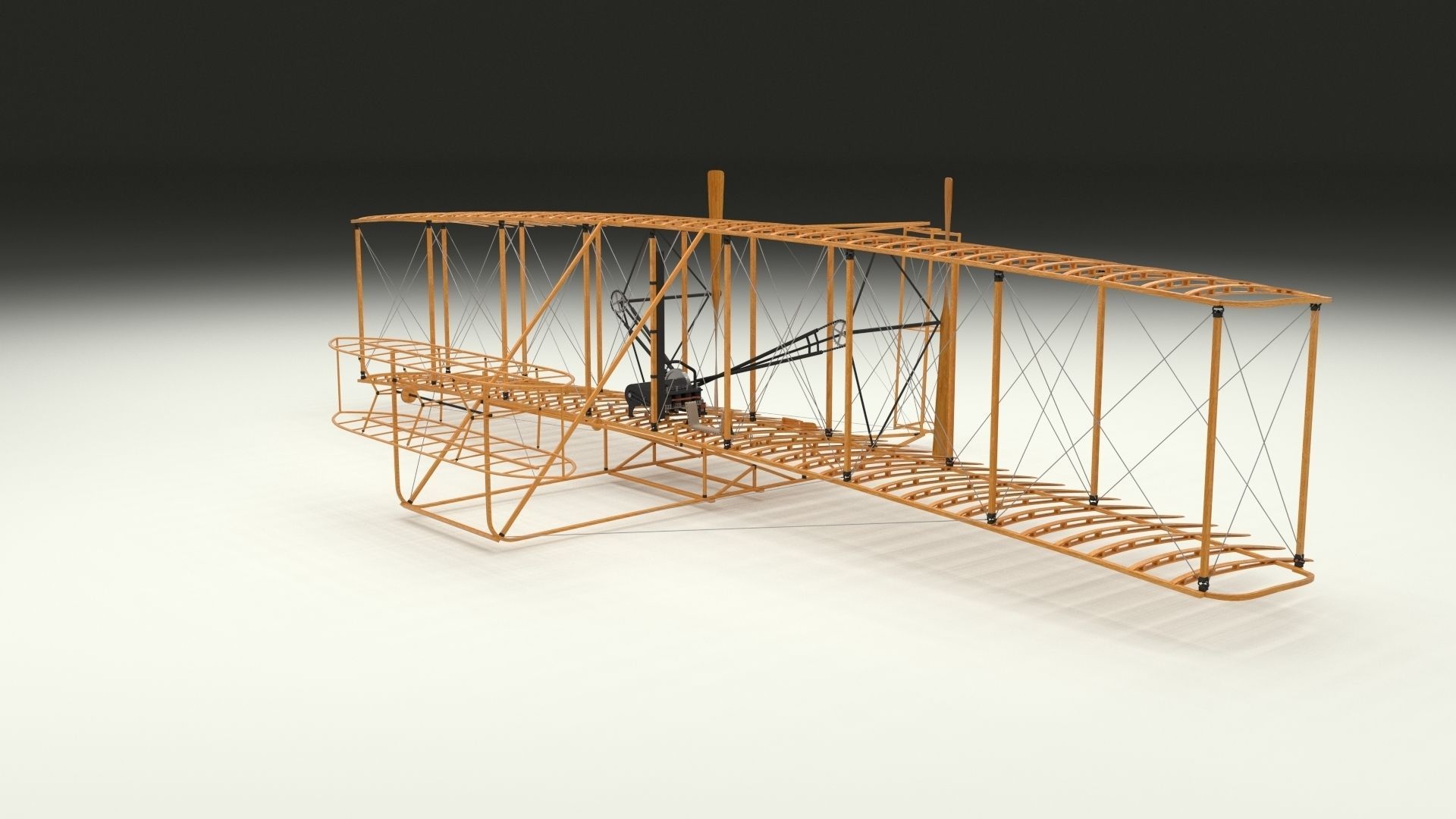 Wright Flyer 3D model_10