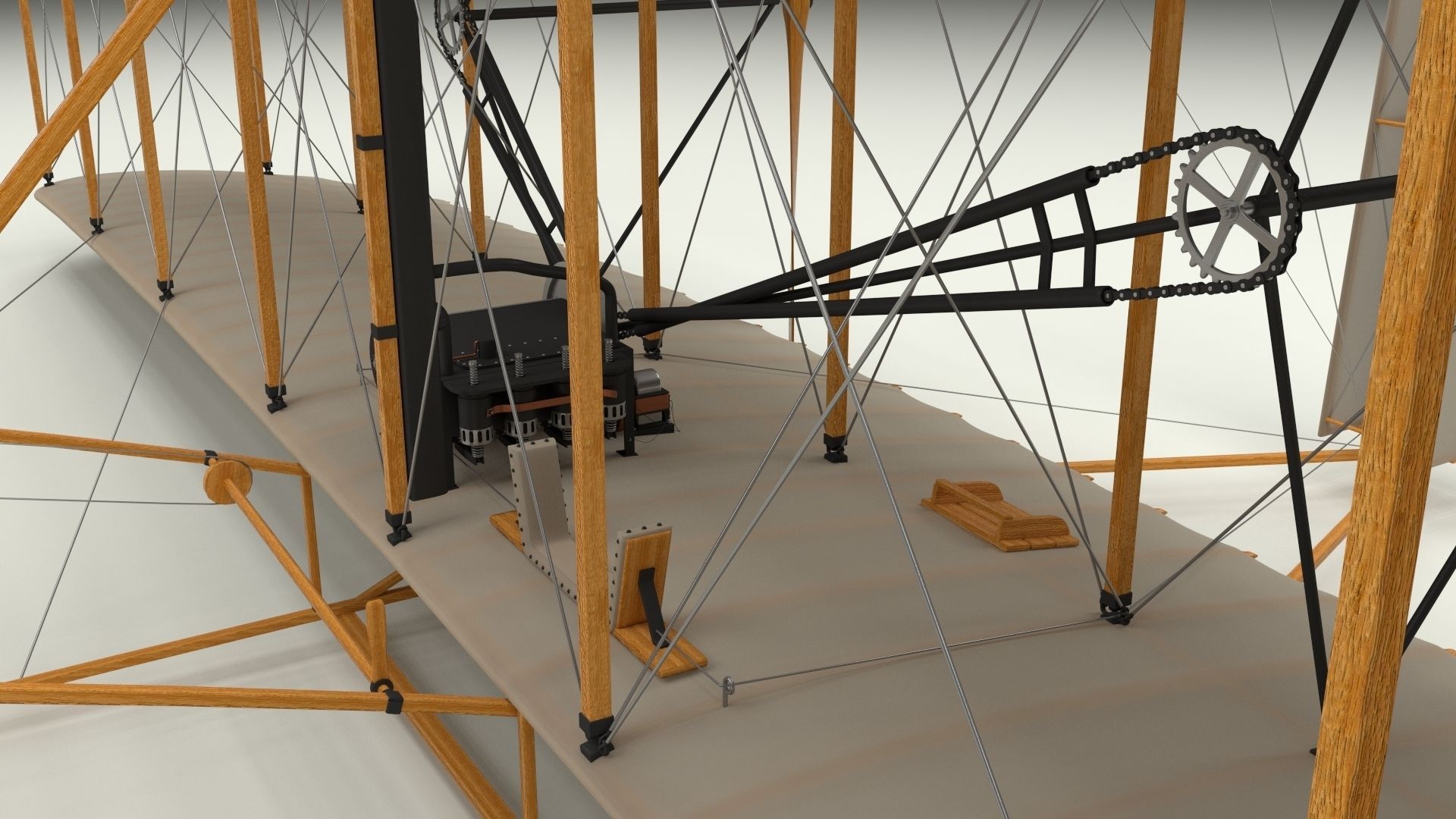 Wright Flyer 3D model_21