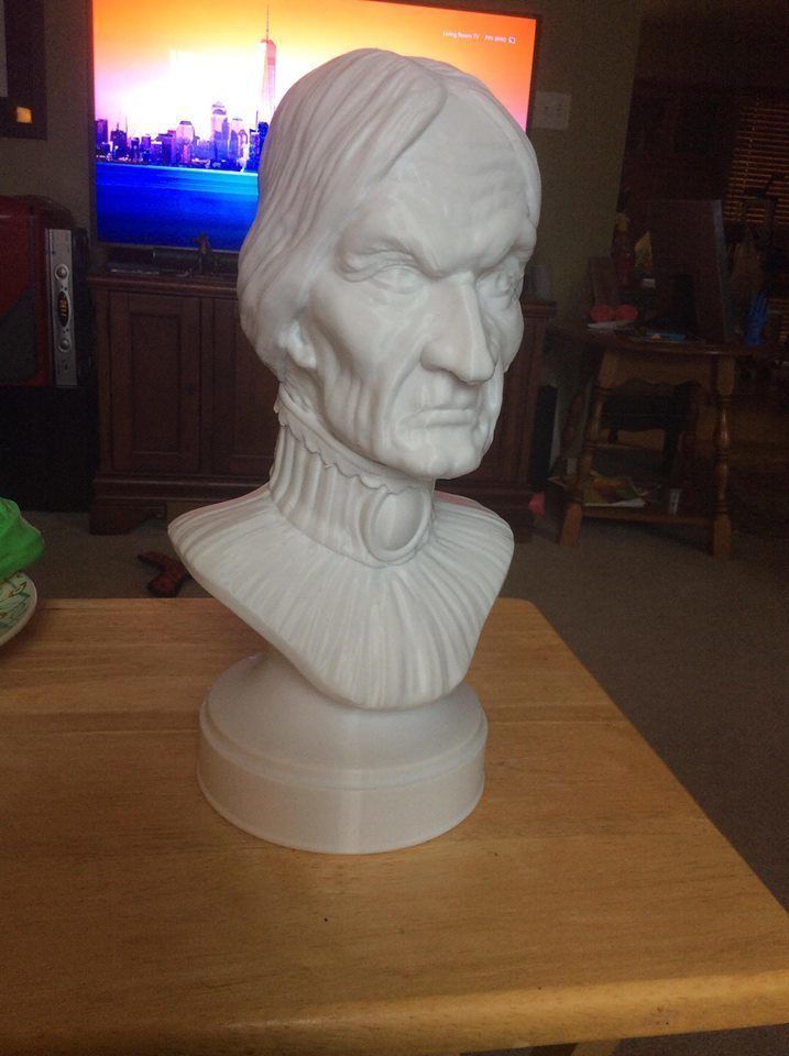 Haunted Mansion Aunt Lucretia Bust 3D print model_11