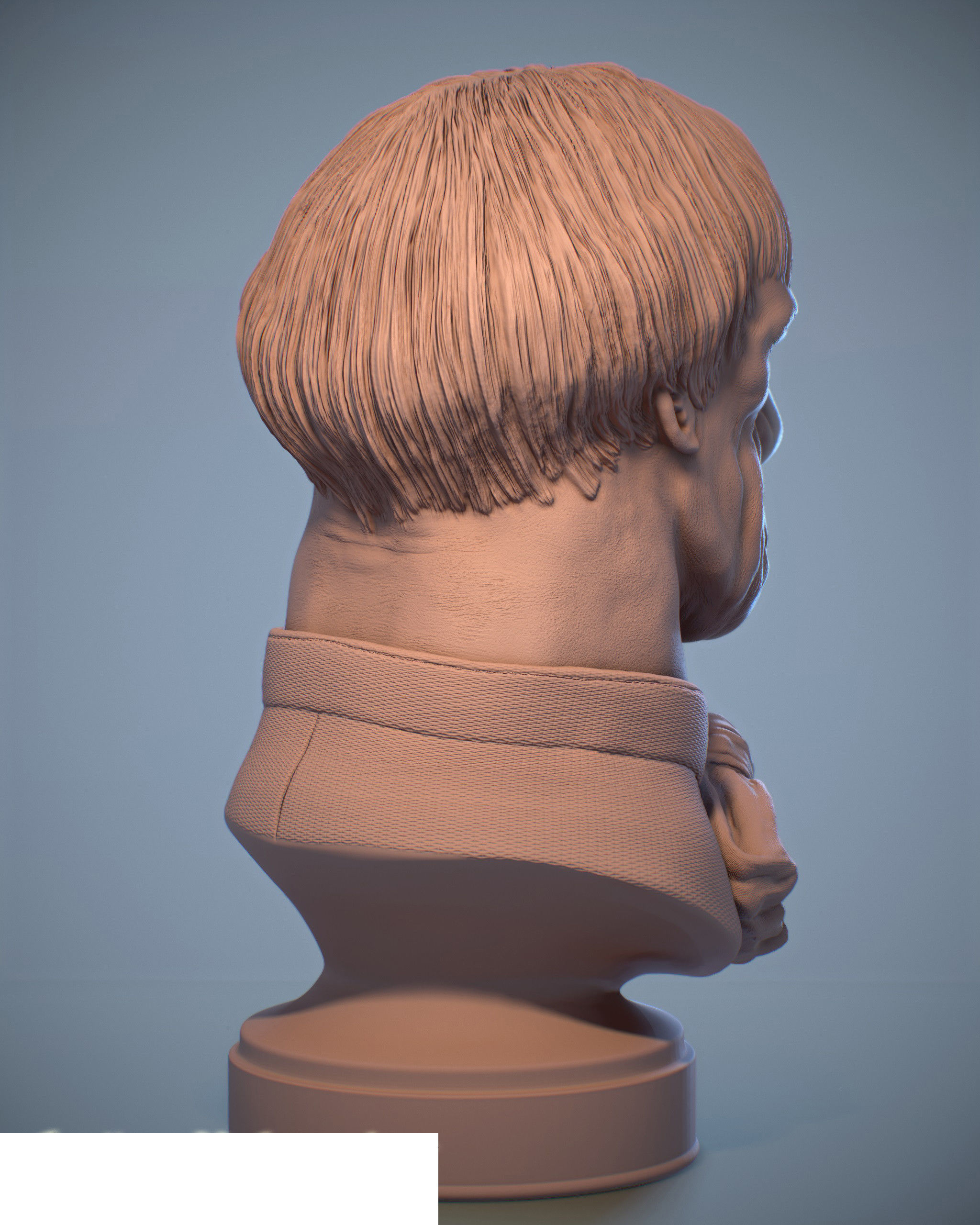 Haunted Mansion Uncle Lucius Bust 3D print model_5