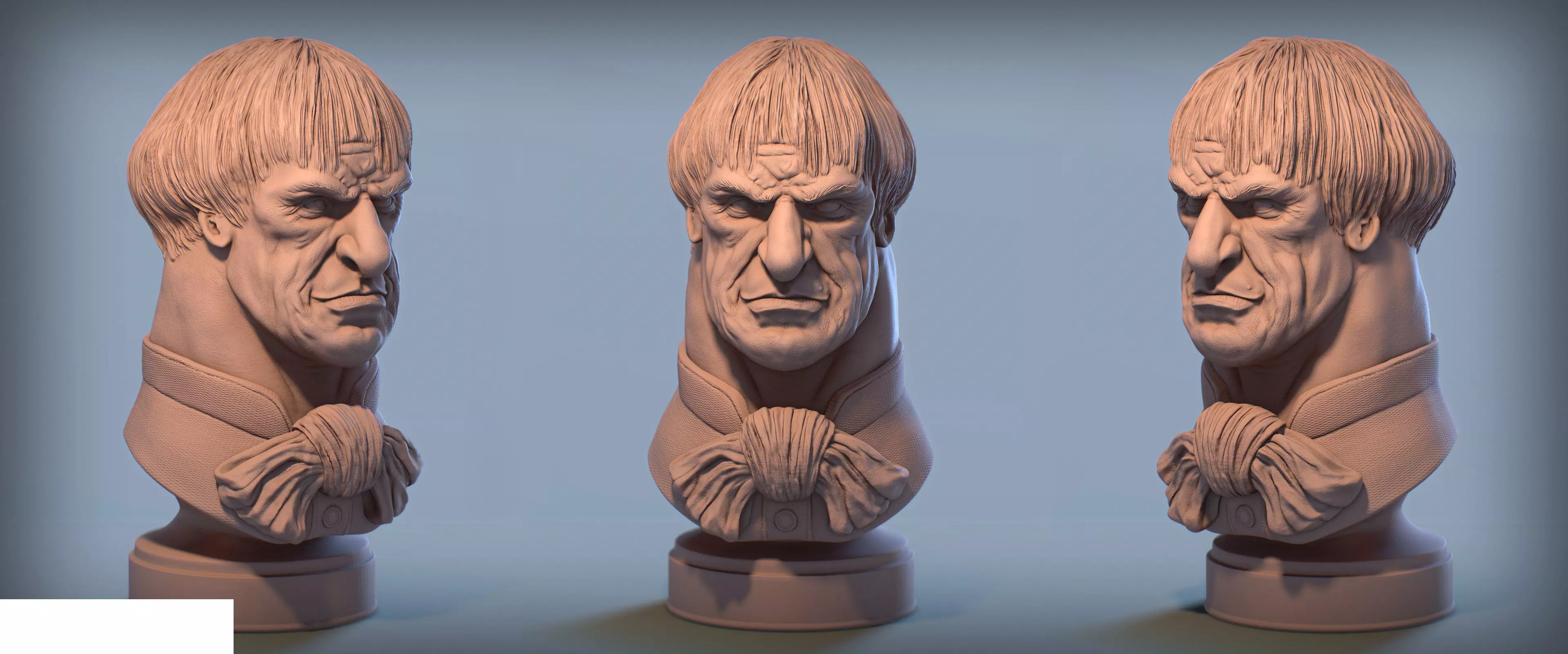 Haunted Mansion Uncle Lucius Bust 3D print model_0