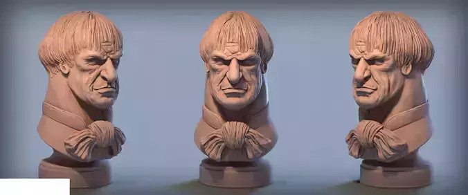 Haunted Mansion Uncle Lucius Bust 3D print model
