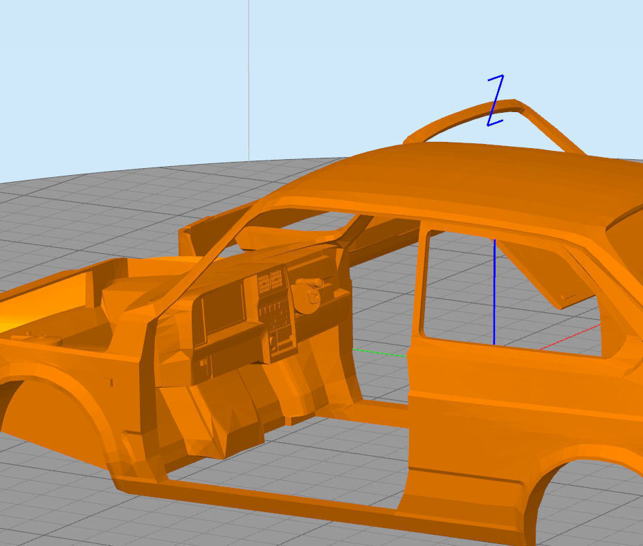 Fiat 147   3D print model_1