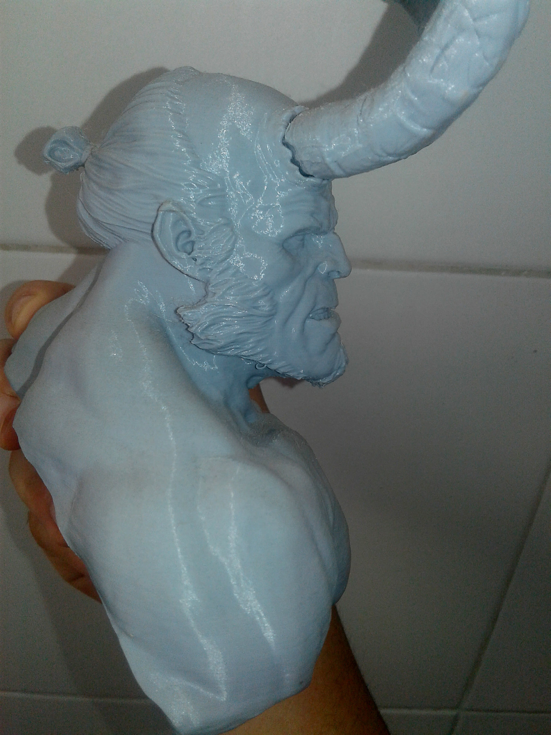 HellBoy Bust 3D print model_7