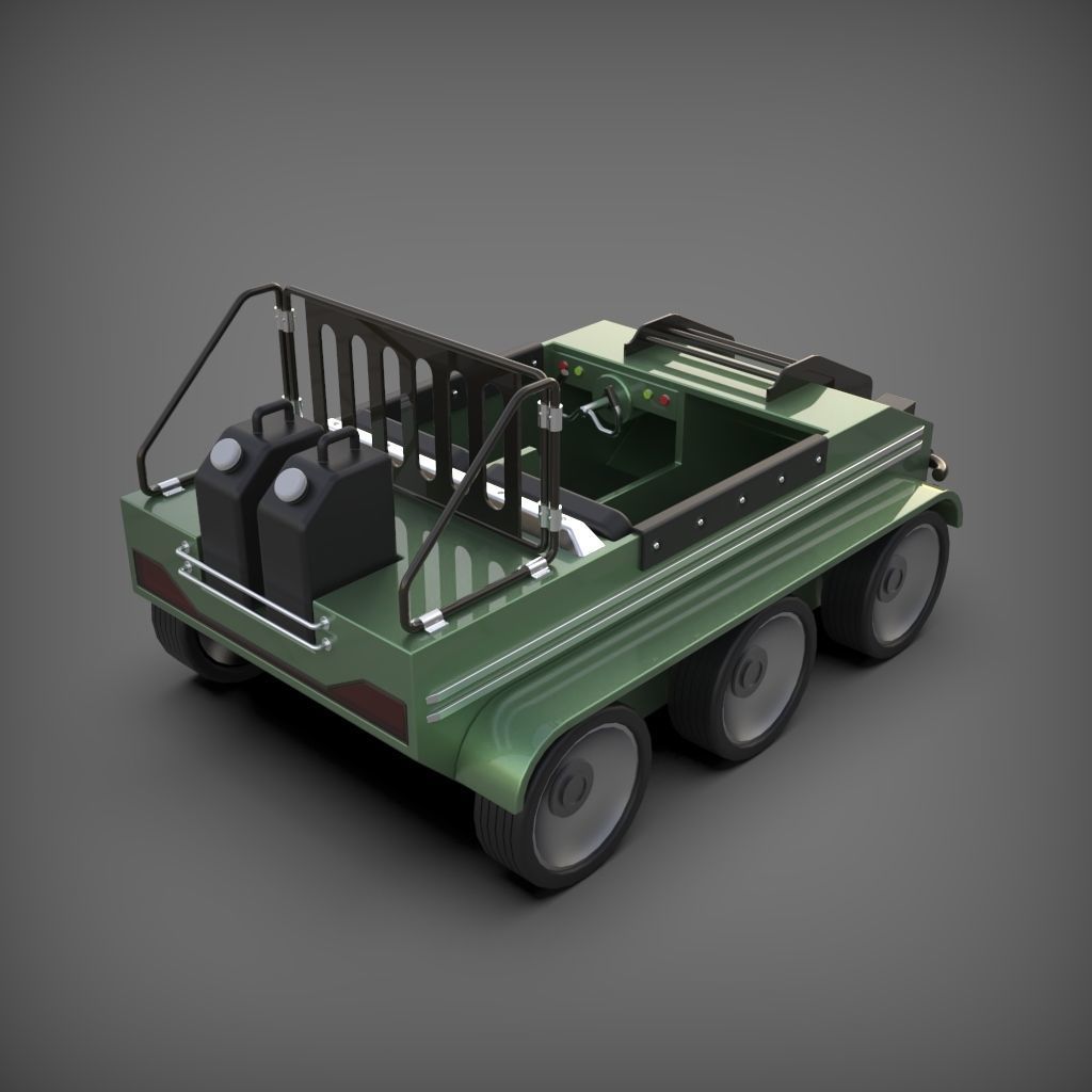 Mini Vehicles 3D model_2