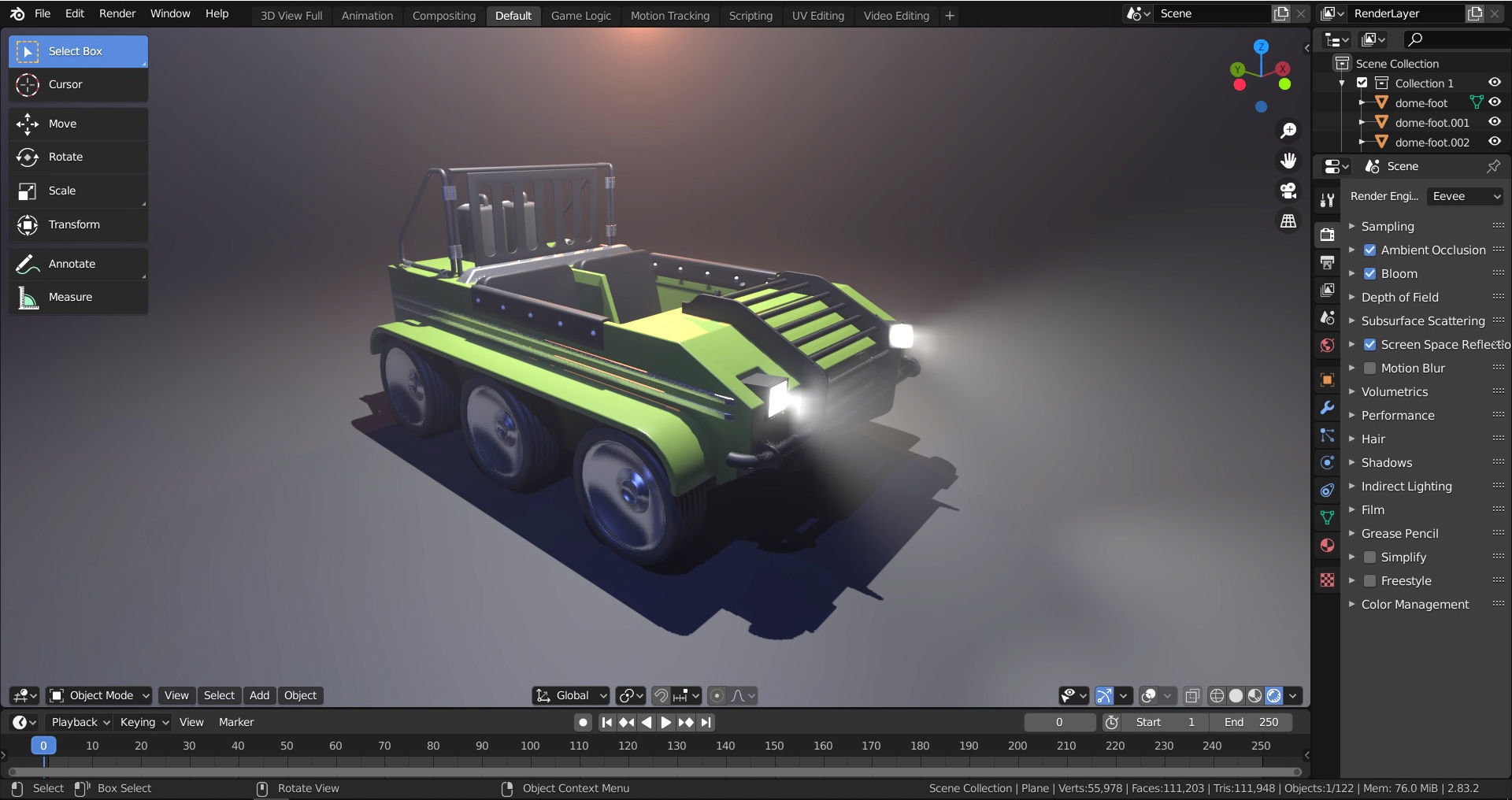 Mini Vehicles 3D model_6