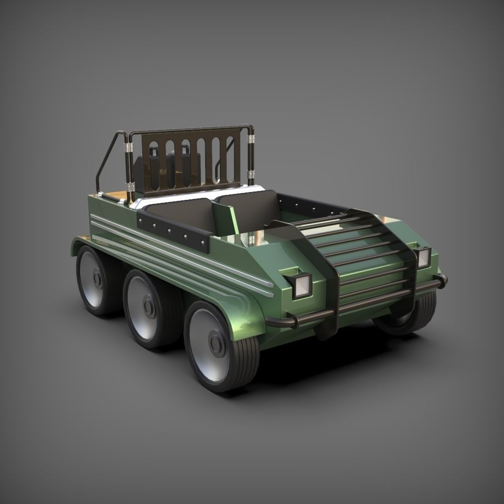 Mini Vehicles 3D model_3