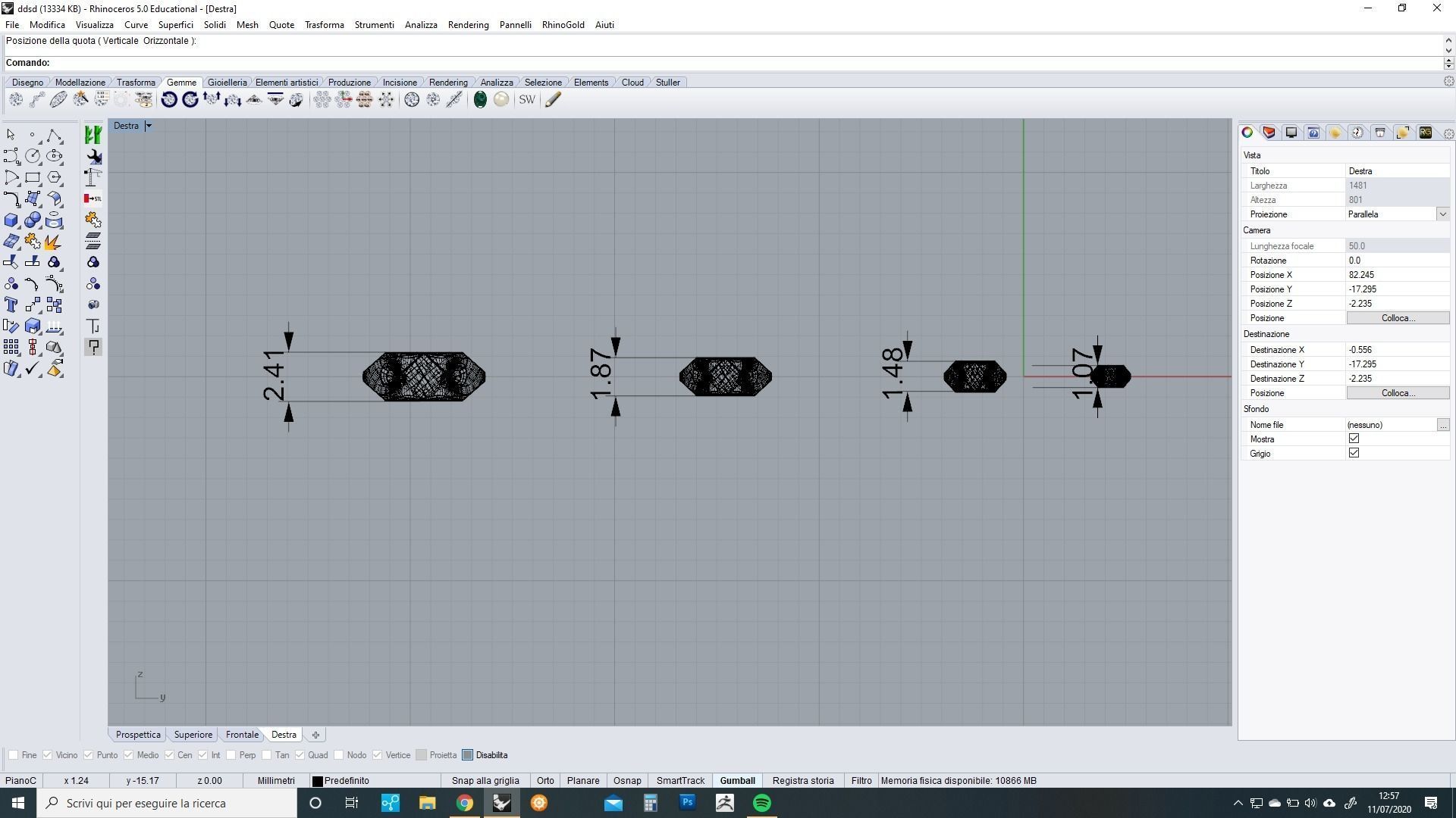 Figaro Chain link 3D print model_4