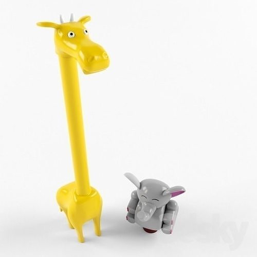 Elefante jirafa 3D model