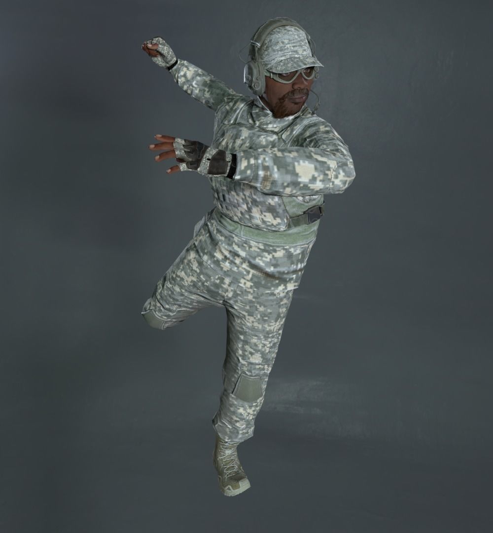  8 Characters Pack 3D model_10