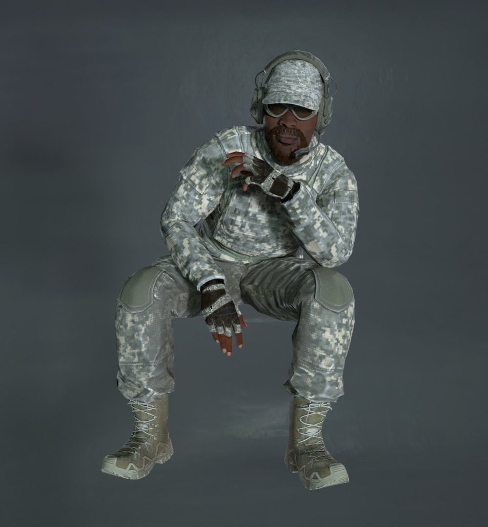  8 Characters Pack 3D model_6