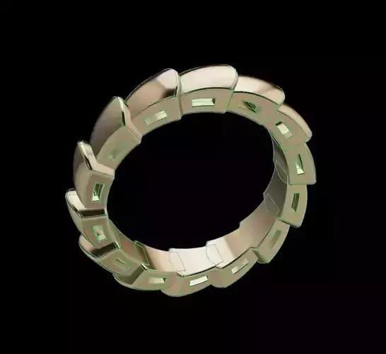 Blvgari Style Ring Band