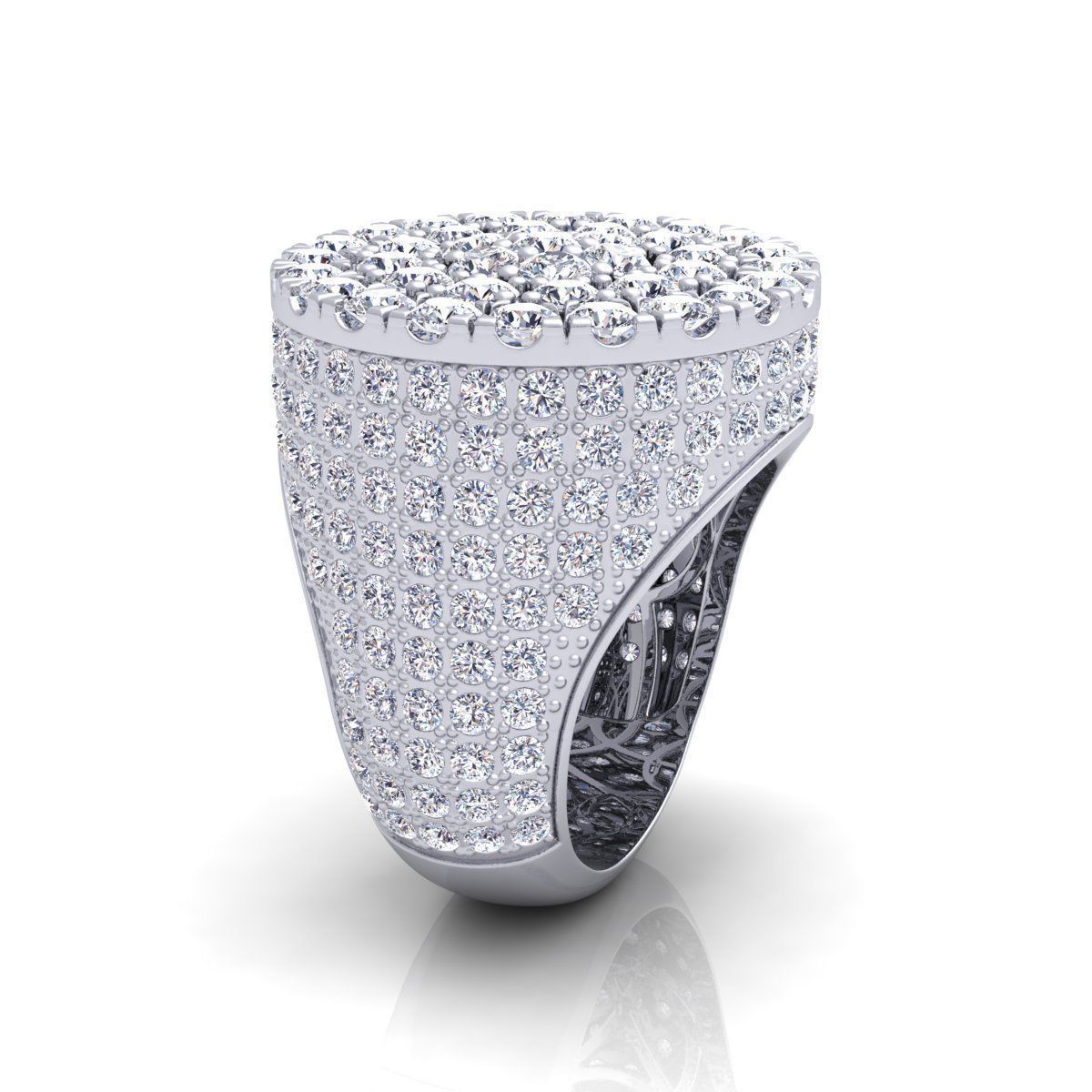 Mens Ring  3D print model_3