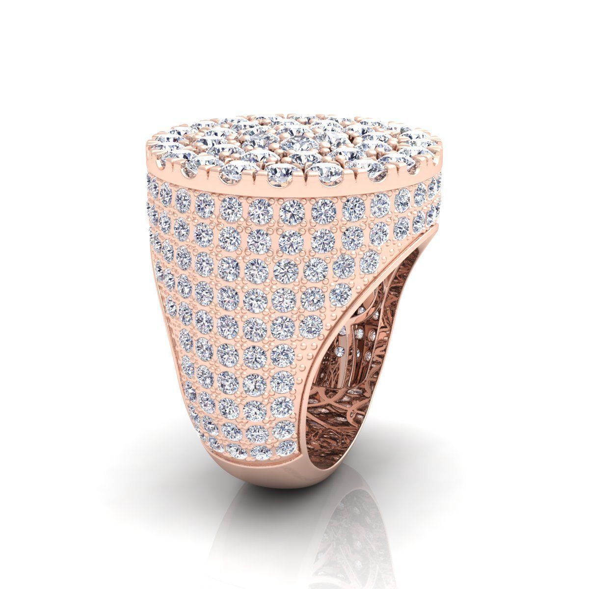 Mens Ring  3D print model_4