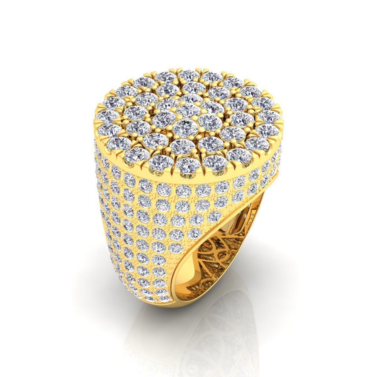 Mens Ring  3D print model_12